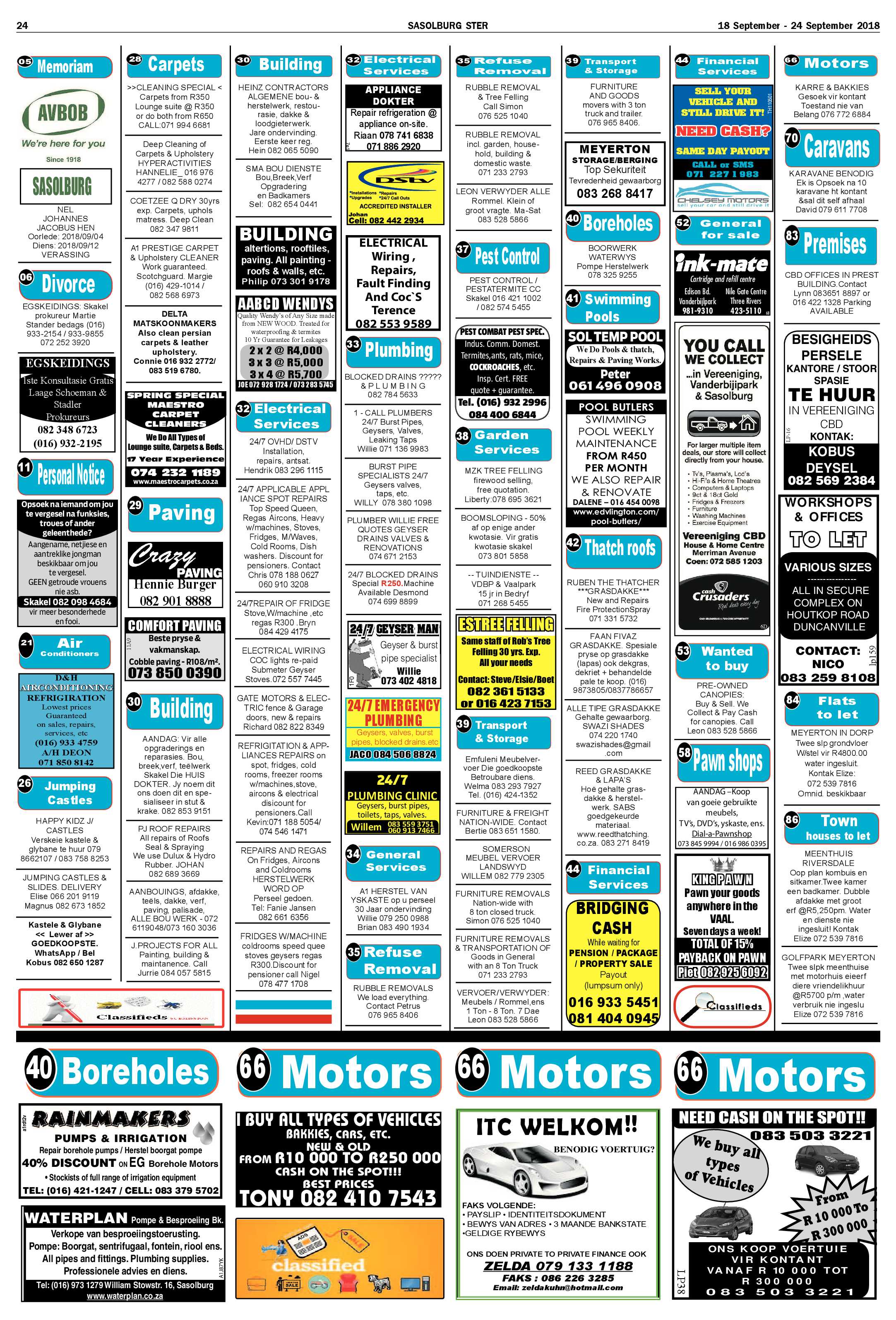 Sasolburg Ster 18 – 24 September 2018 page 24