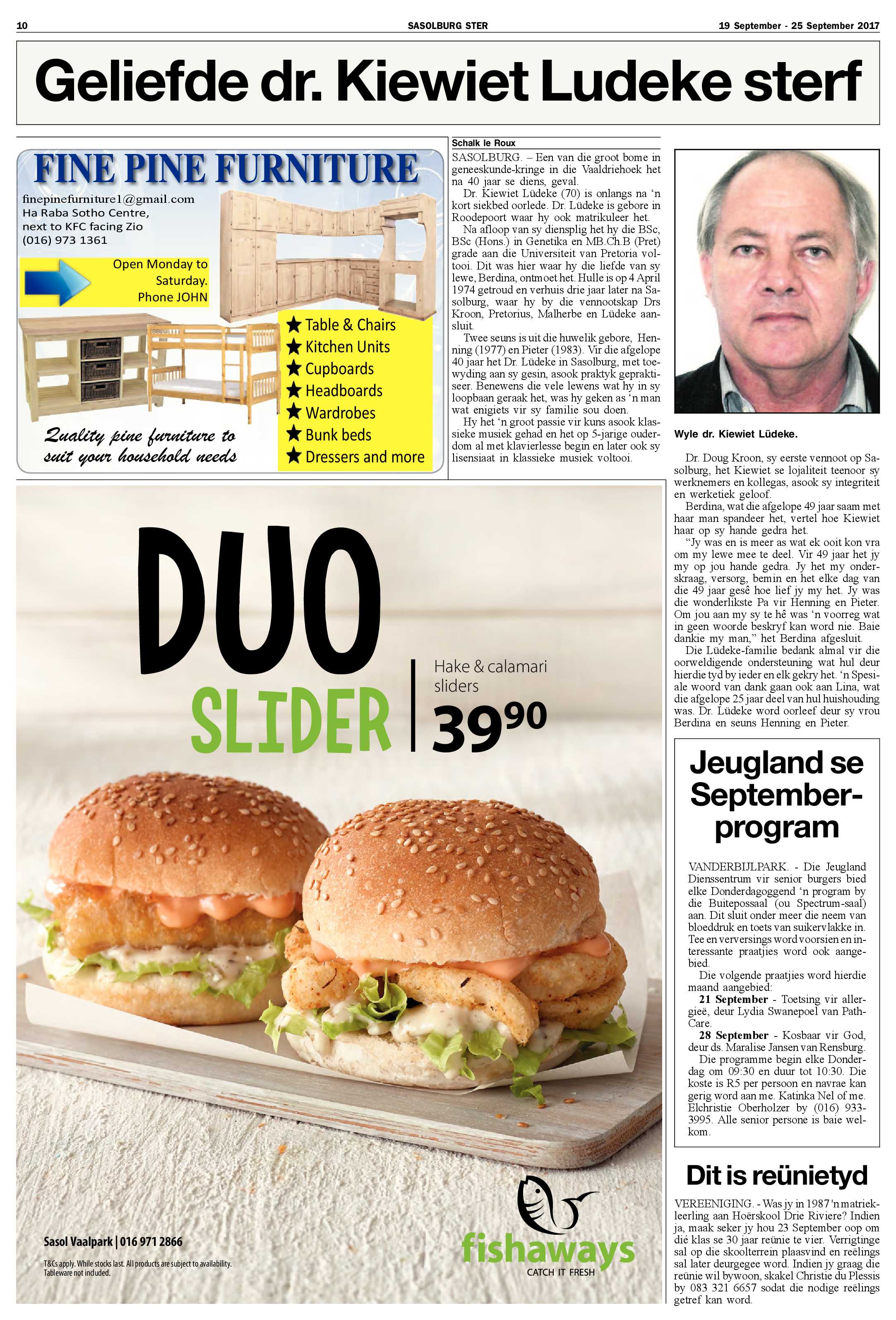 Sasolburg Ster 19 – 25 September 2017 page 10