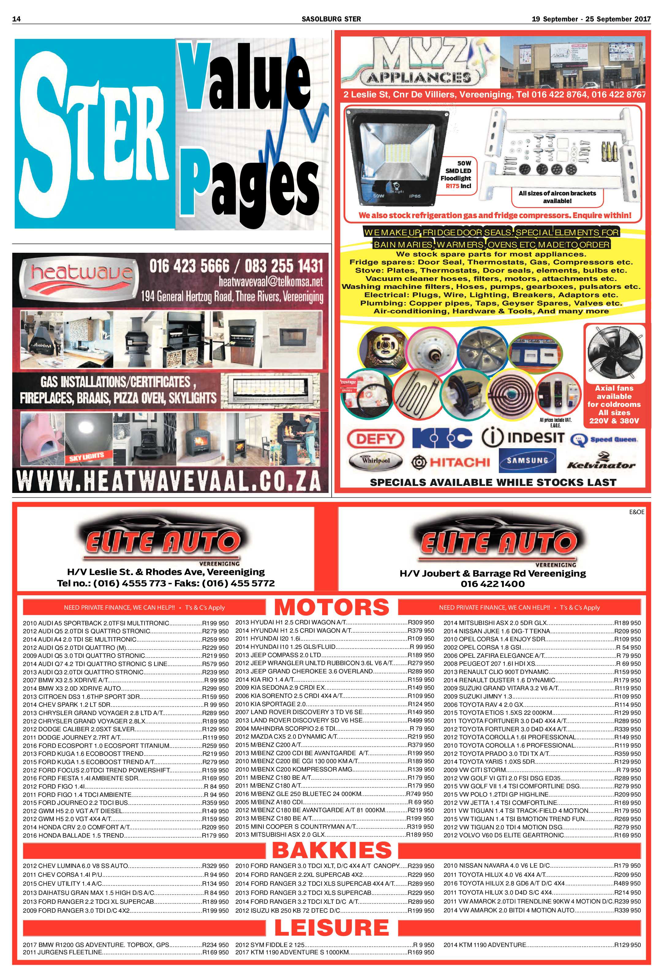 Sasolburg Ster 19 – 25 September 2017 page 14