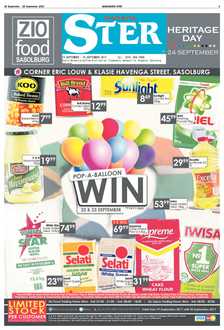 Sasolburg Ster 19 – 25 September 2017
