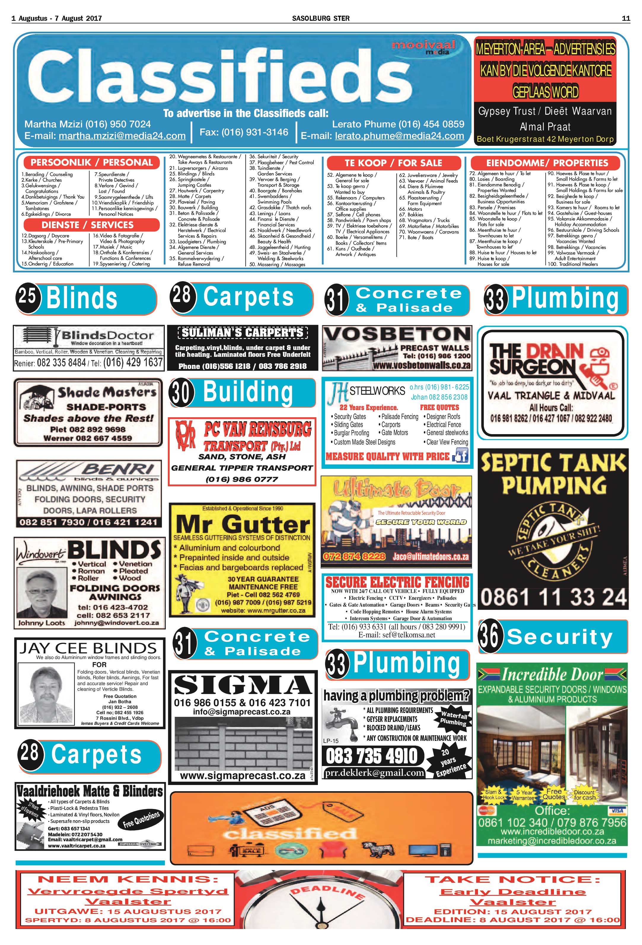 Sasolburg Ster 1 – 7 Augustus 2017 page 11