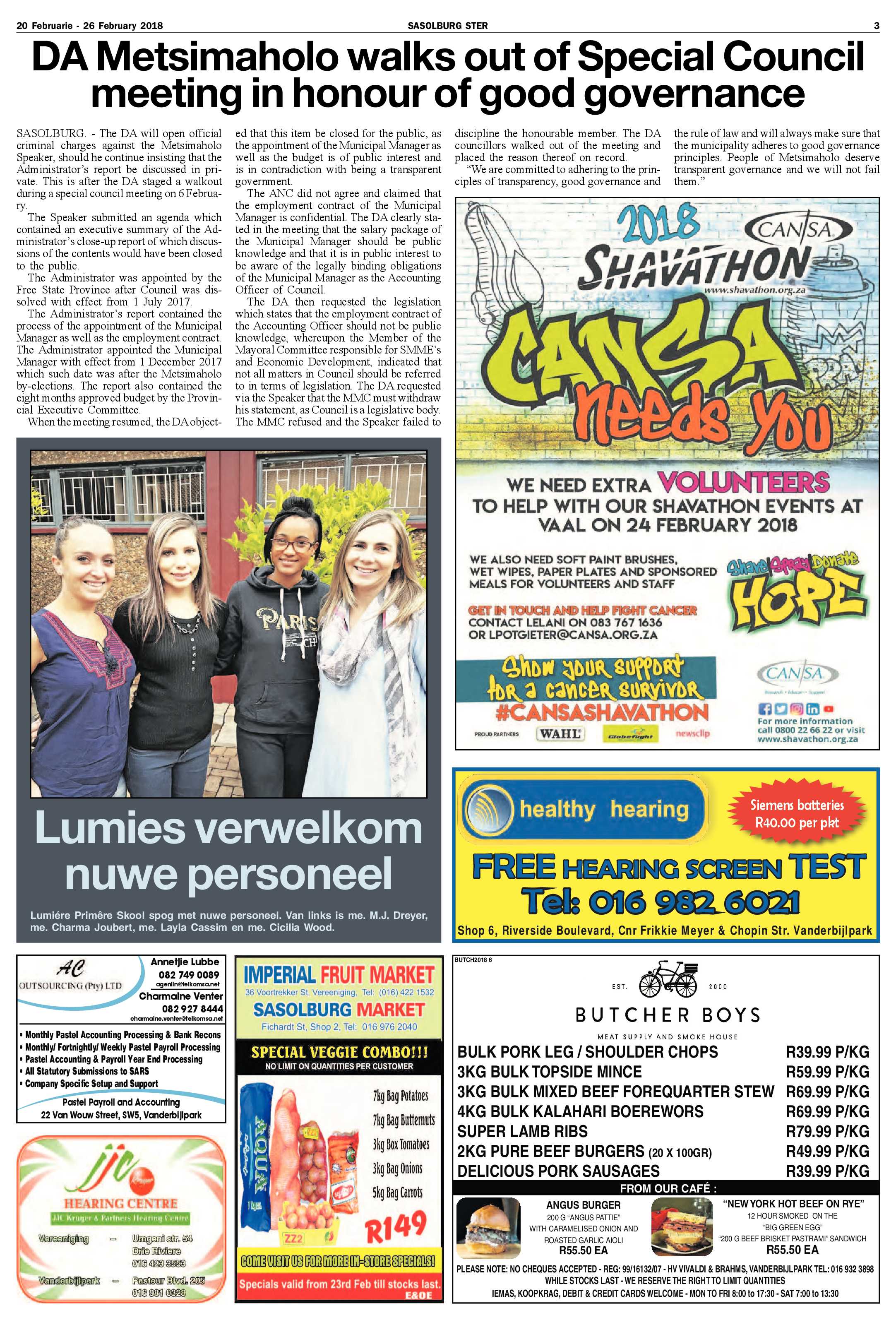 Sasolburg Ster 20 -26 Februarie 2018 page 3