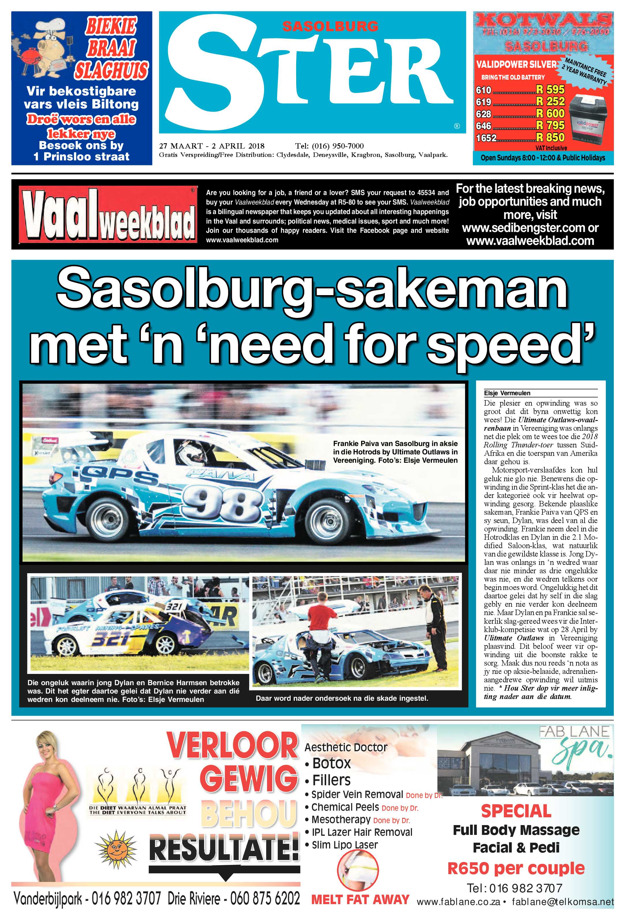 Sasolburg Ster 20 – 26 Maart 2018 page 1
