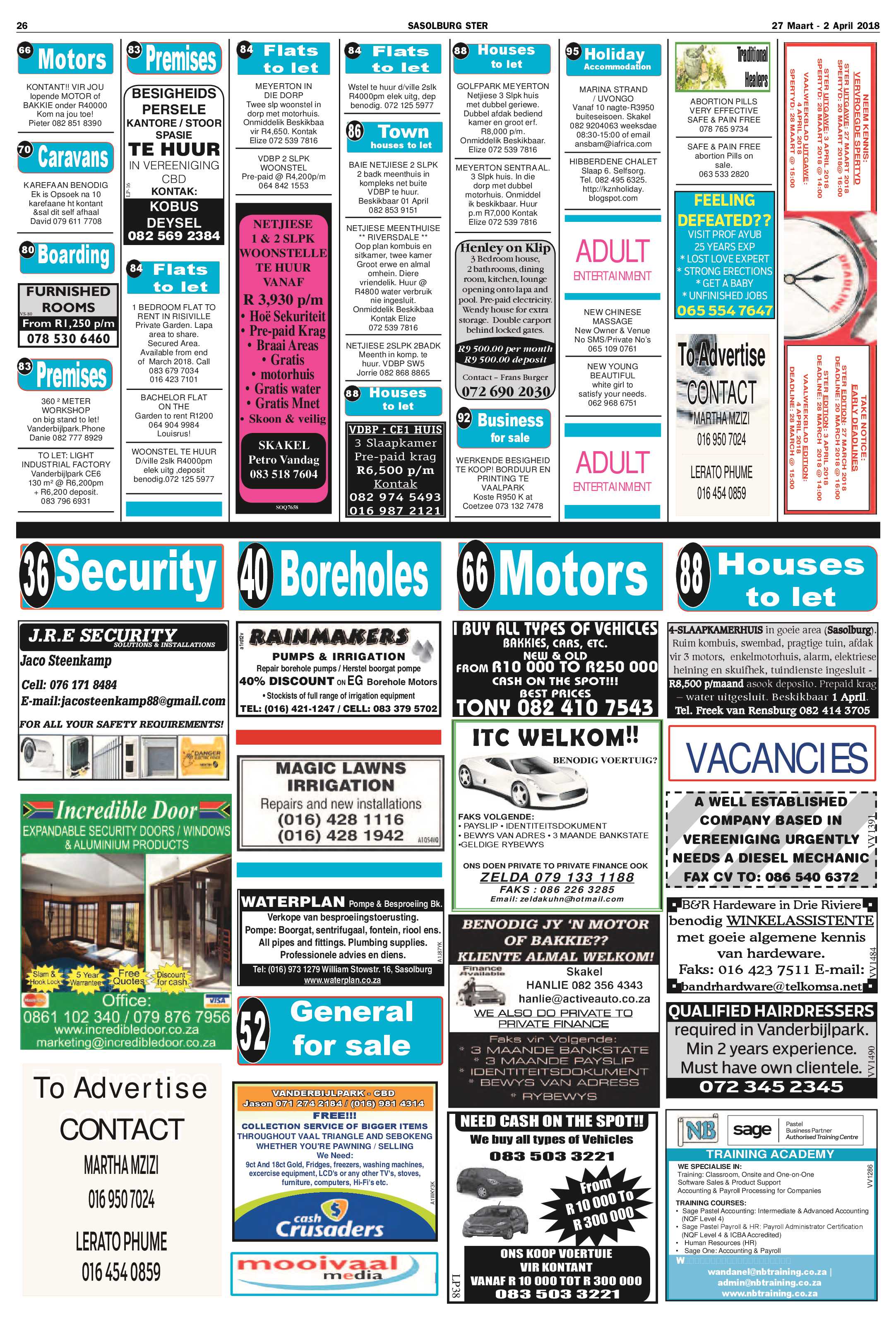 Sasolburg Ster 20 – 26 Maart 2018 page 26