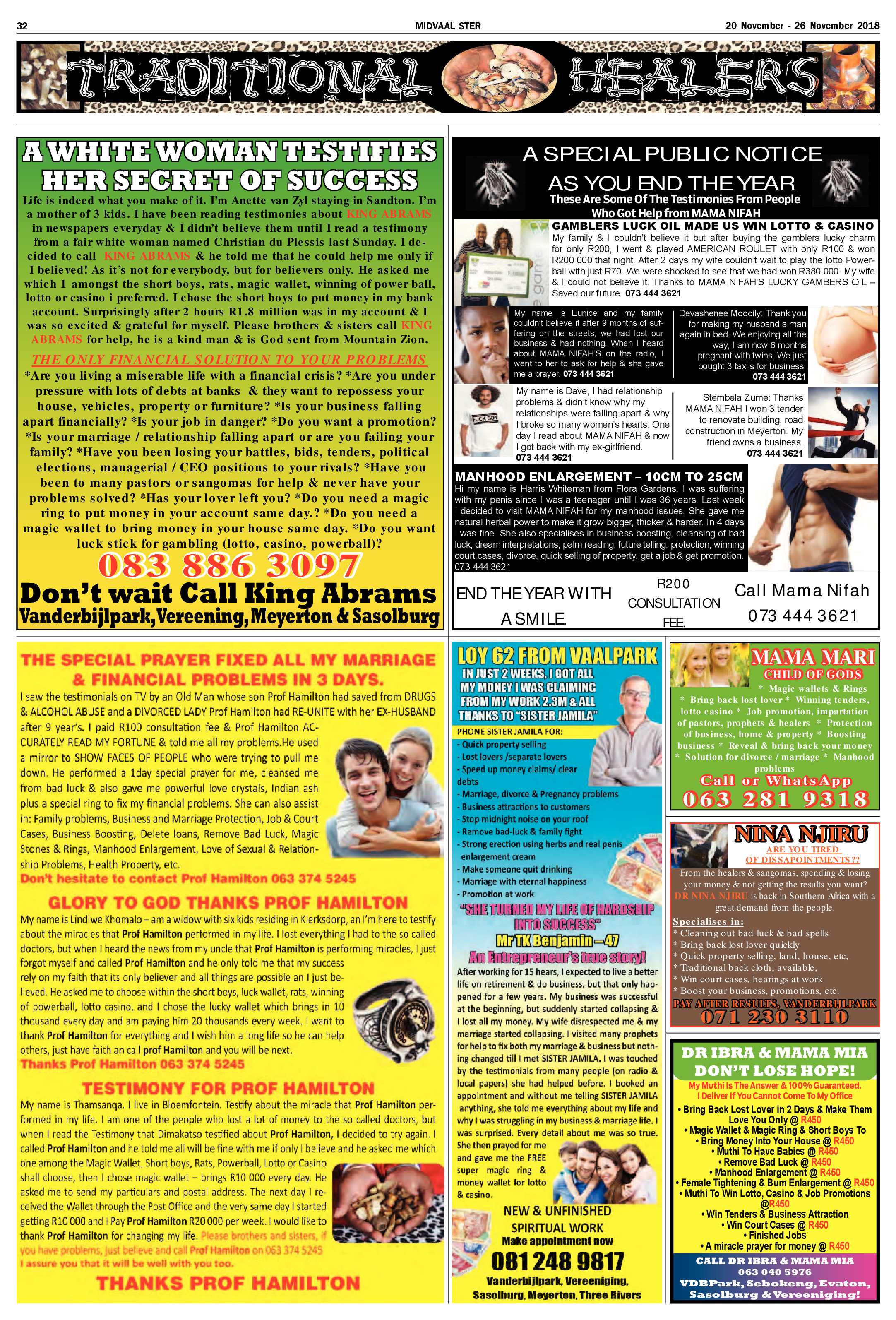 Sasolburg Ster 20 – 26 November 208 page 32