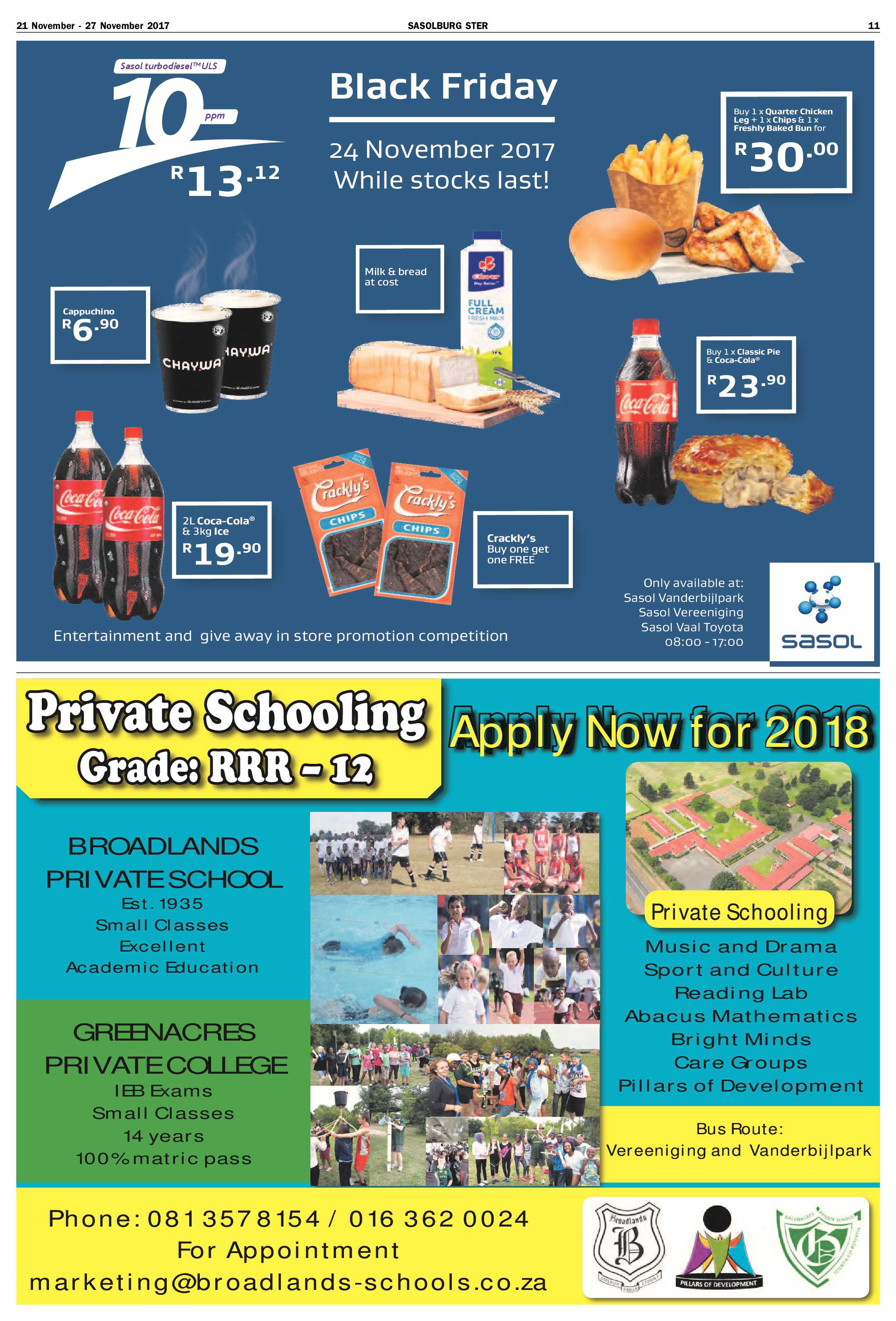 Sasolburg Ster 21 – 27 November 2017 page 11