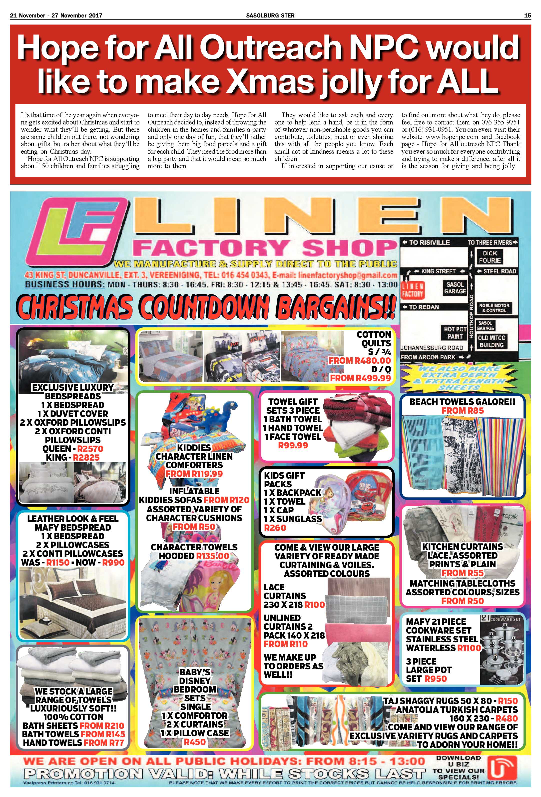 Sasolburg Ster 21 – 27 November 2017 page 15