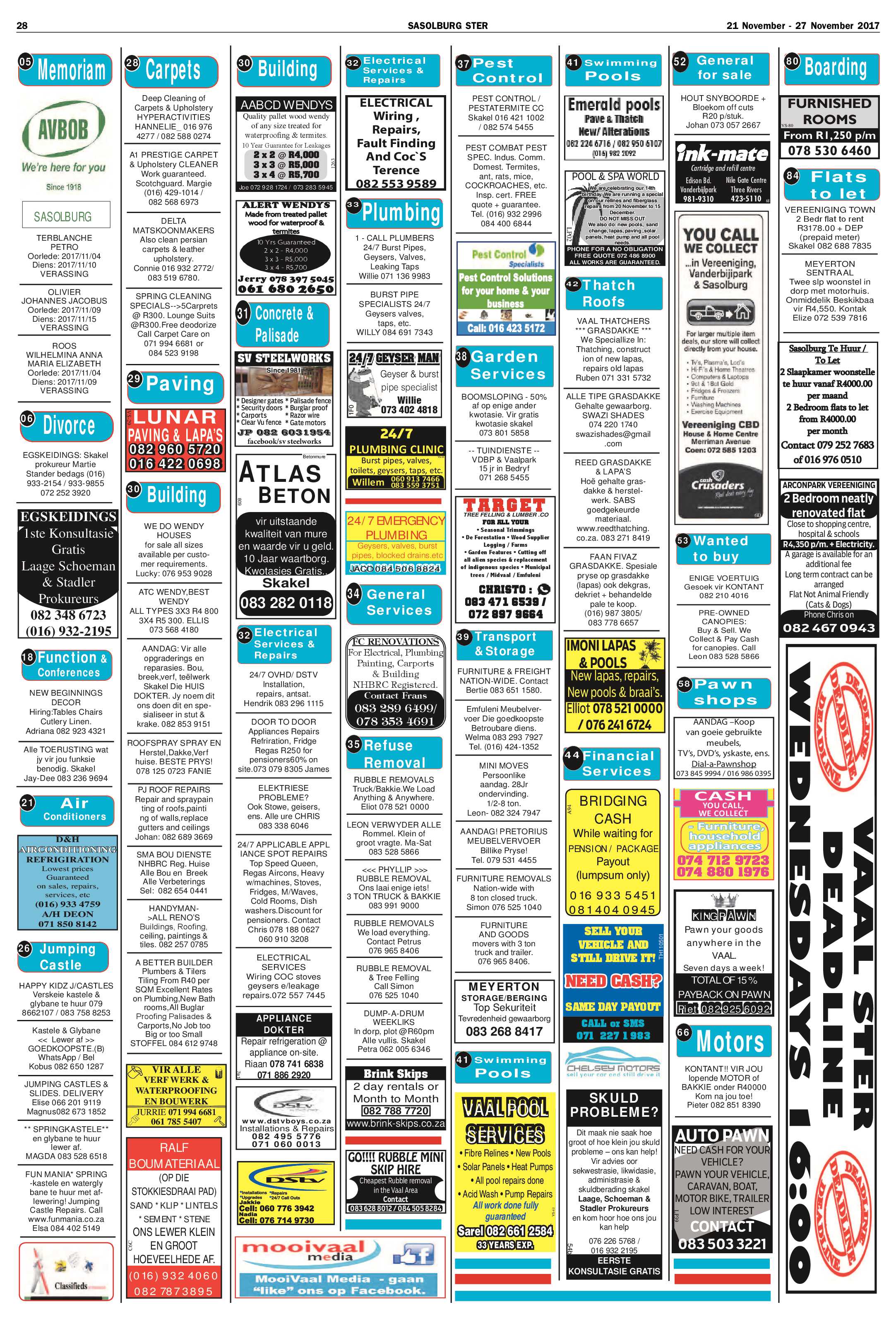 Sasolburg Ster 21 – 27 November 2017 page 28