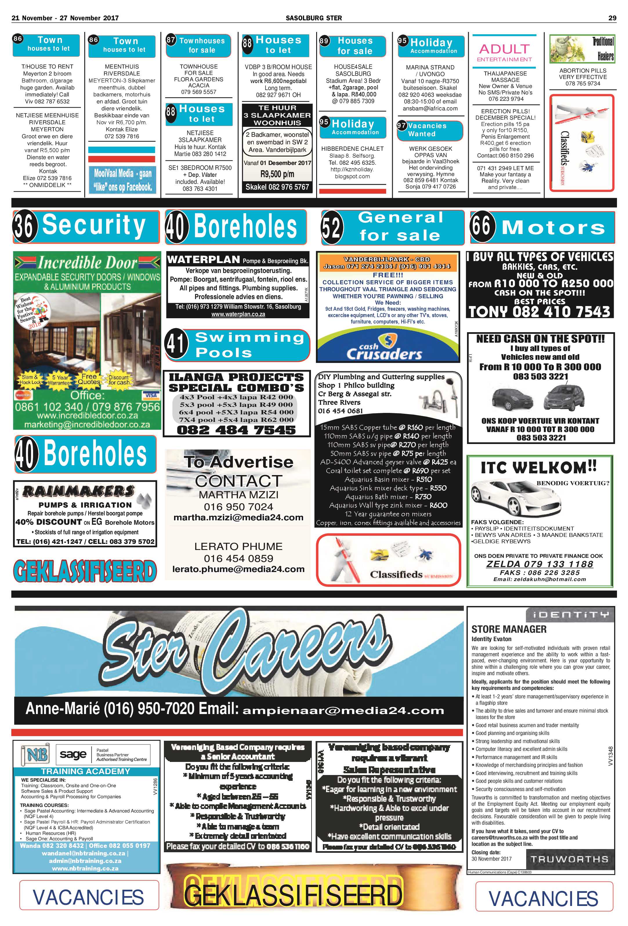 Sasolburg Ster 21 – 27 November 2017 page 29