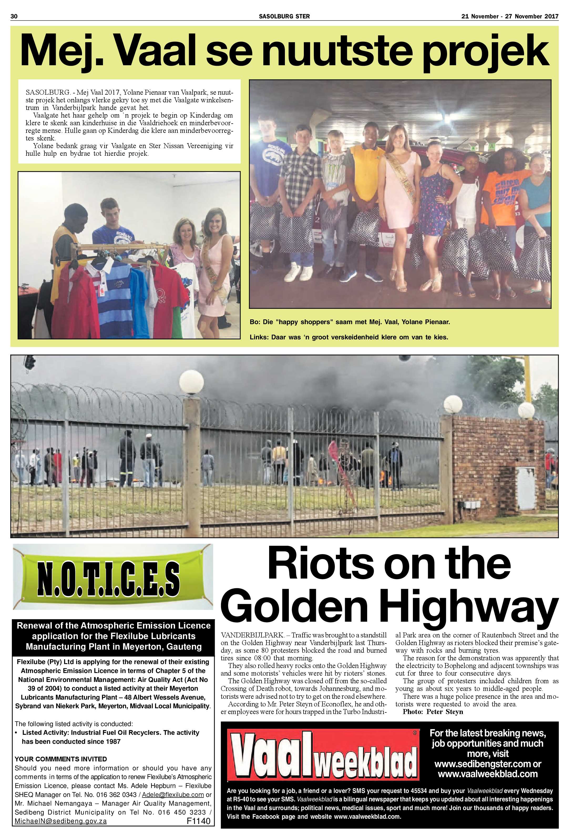 Sasolburg Ster 21 – 27 November 2017 page 30