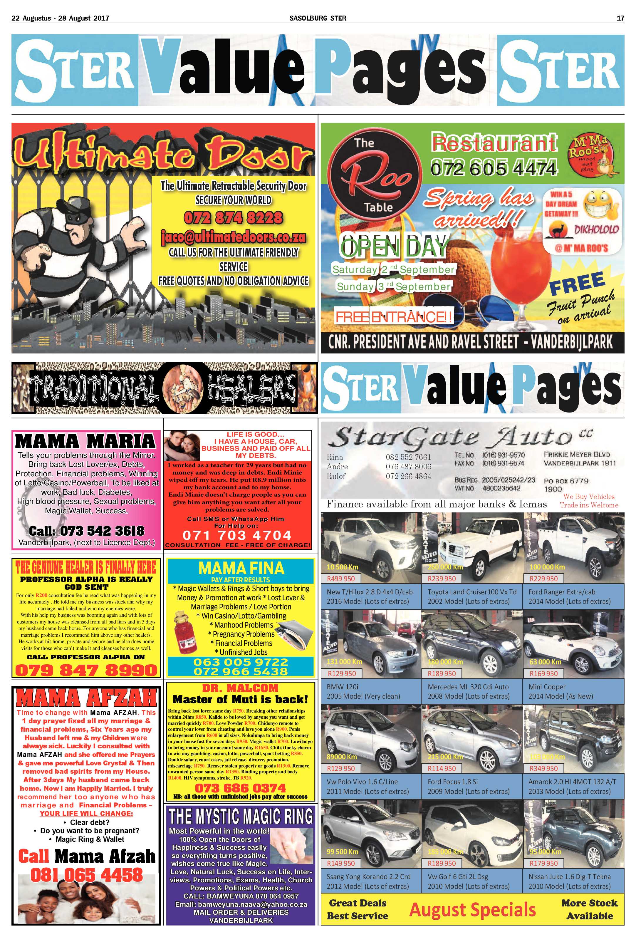 Sasolburg Ster 22 – 28 Augustus 2017 page 17