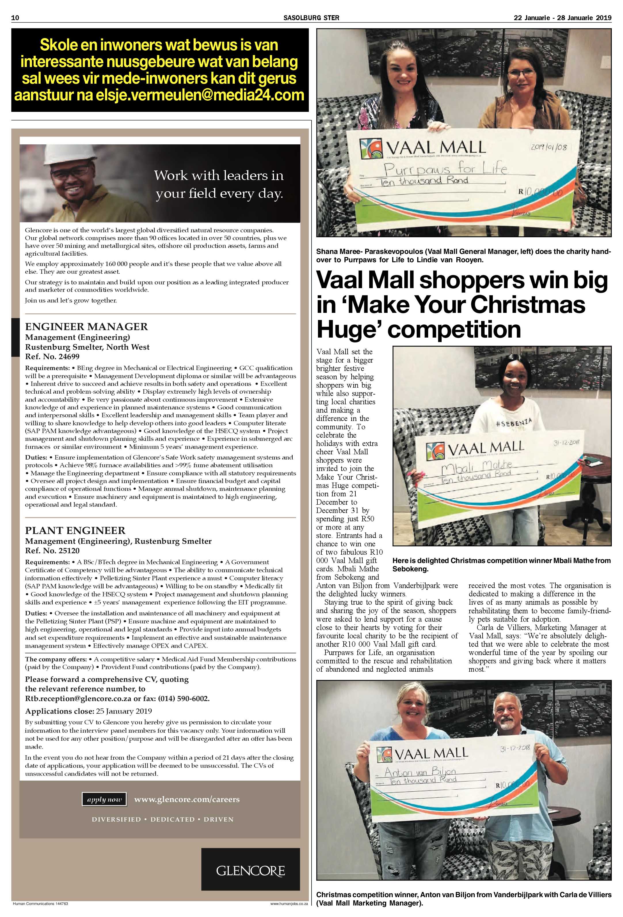 Sasolburg Ster 22 – 28 Januarie 2019 page 10