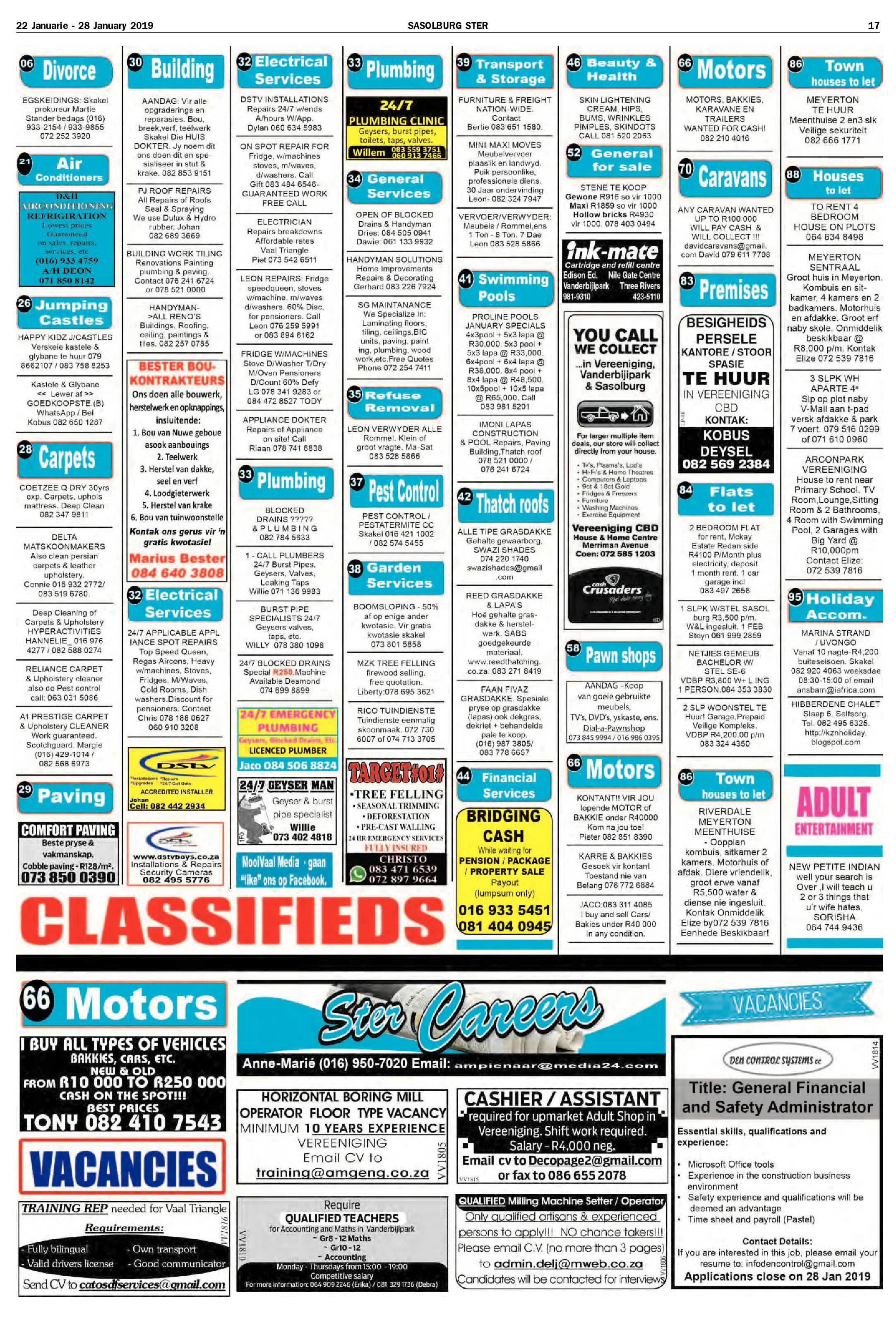 Sasolburg Ster 22 – 28 Januarie 2019 page 17