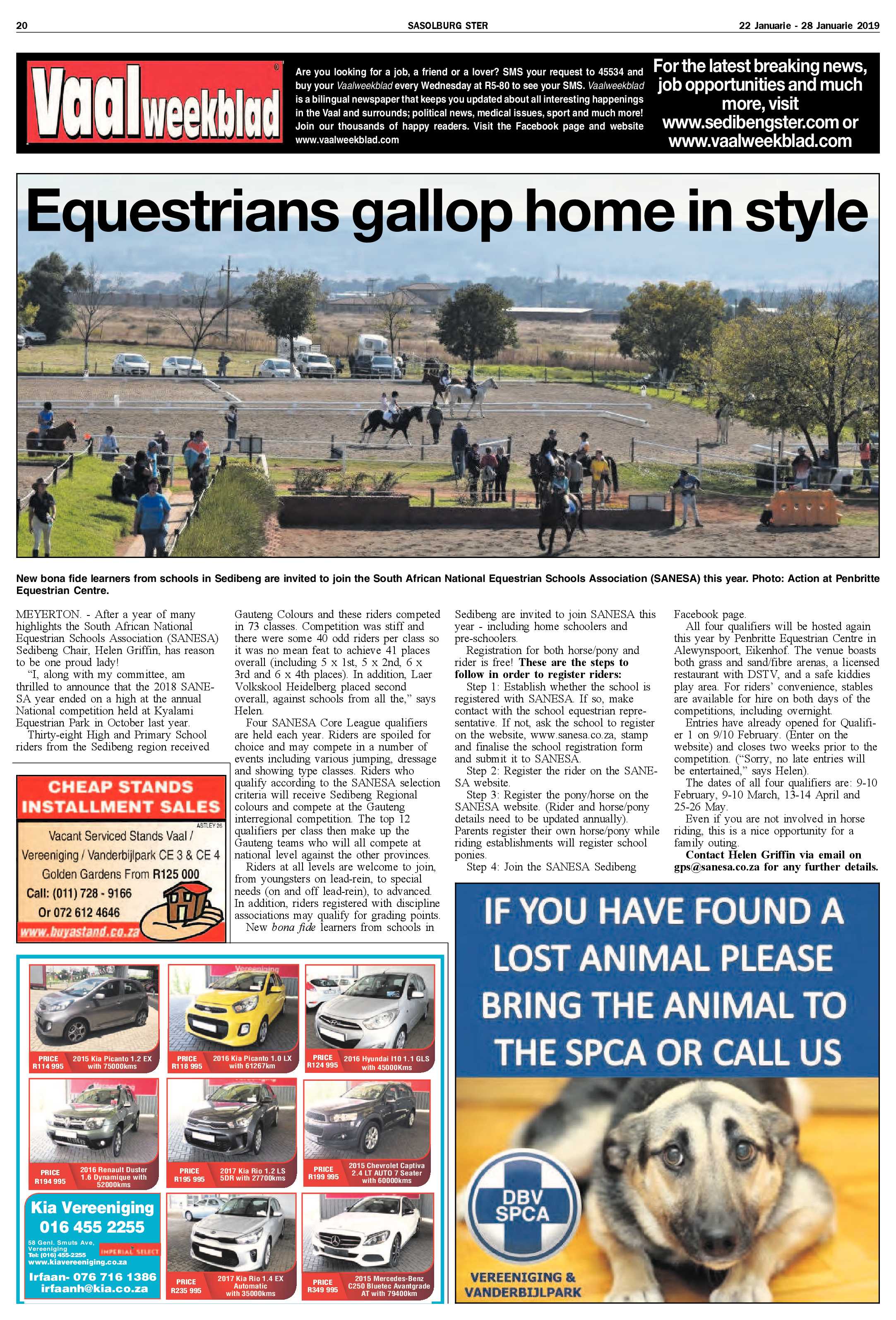 Sasolburg Ster 22 – 28 Januarie 2019 page 20