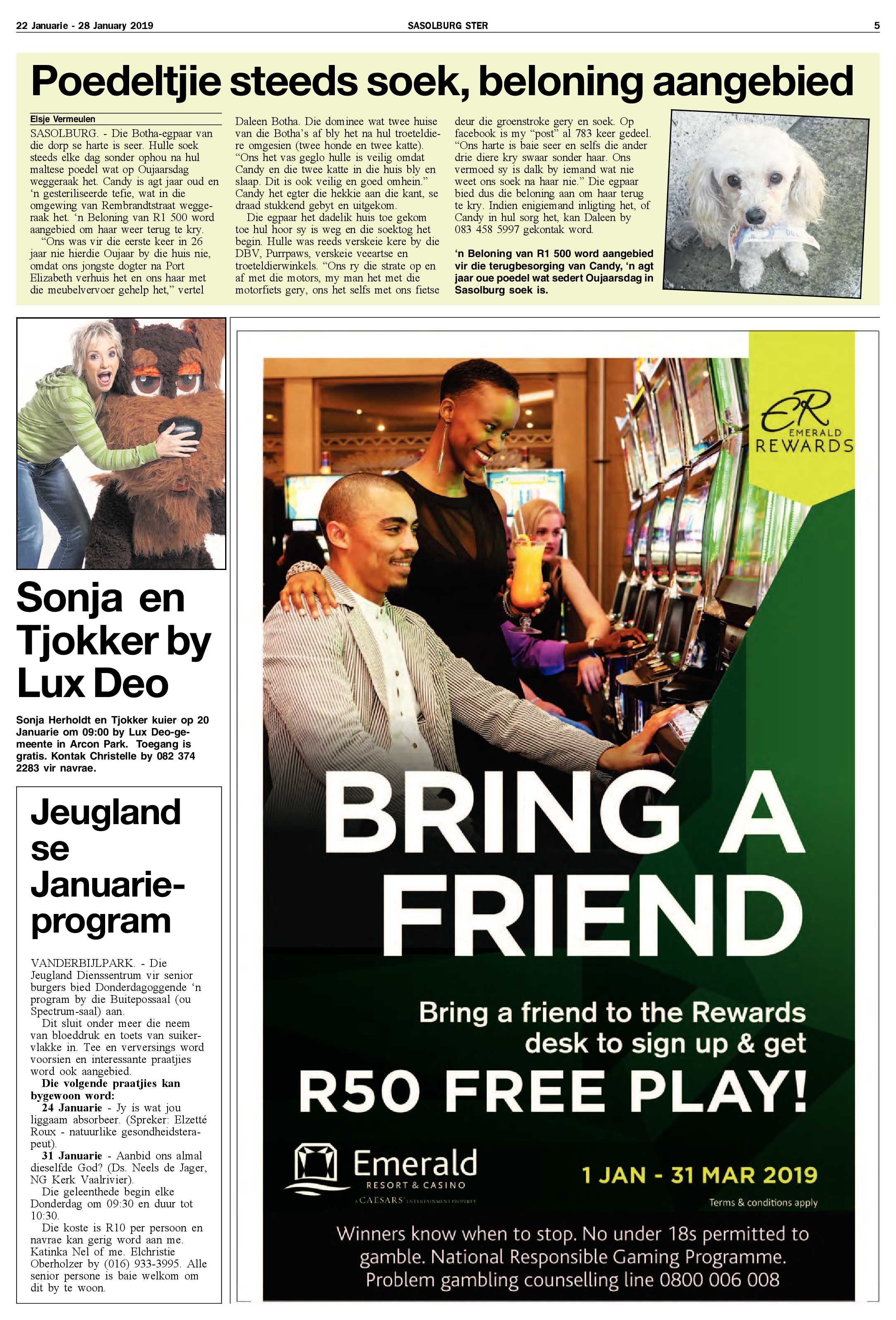 Sasolburg Ster 22 – 28 Januarie 2019 page 5