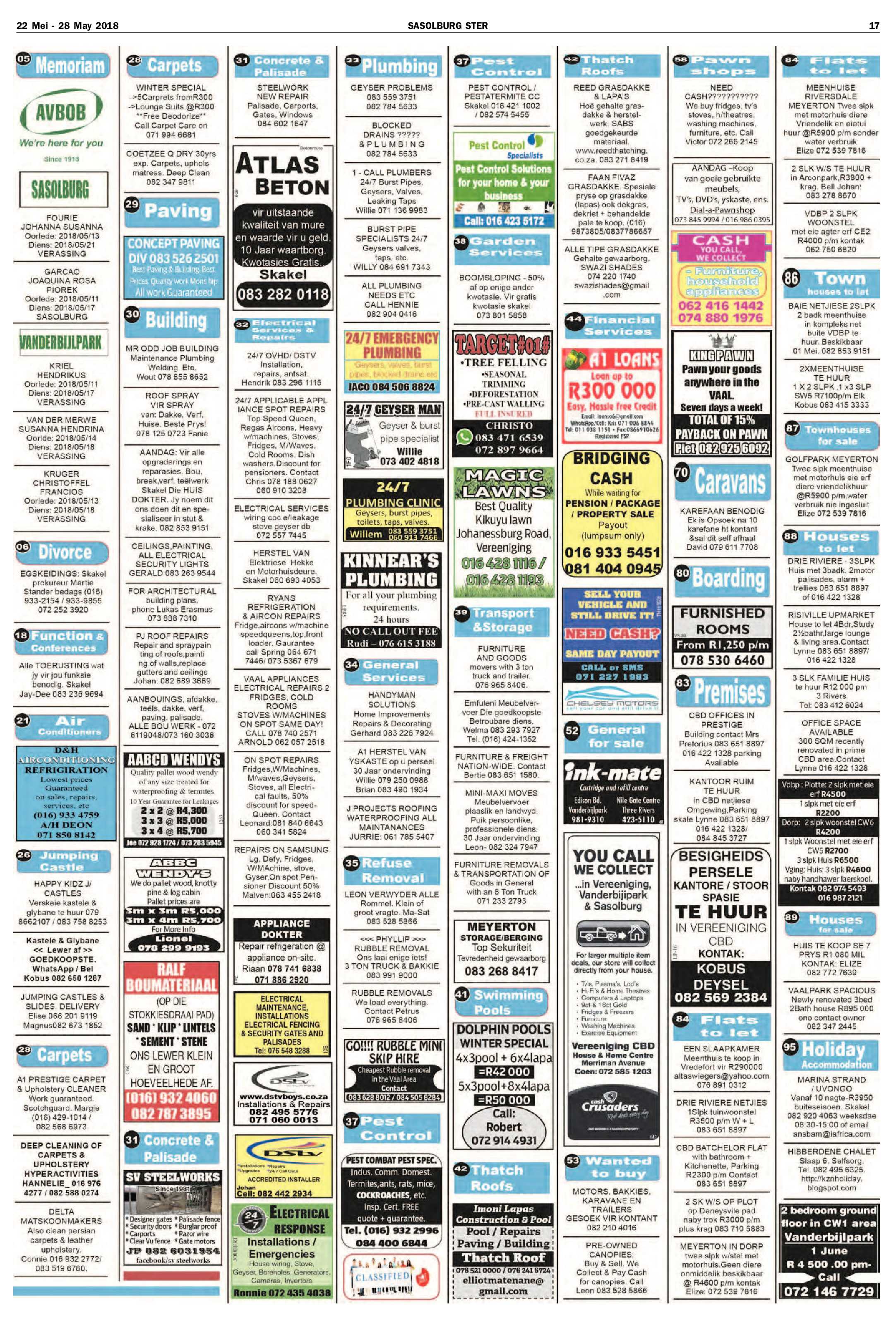 Sasolburg Ster 22 – 28 Mei 2018 page 17