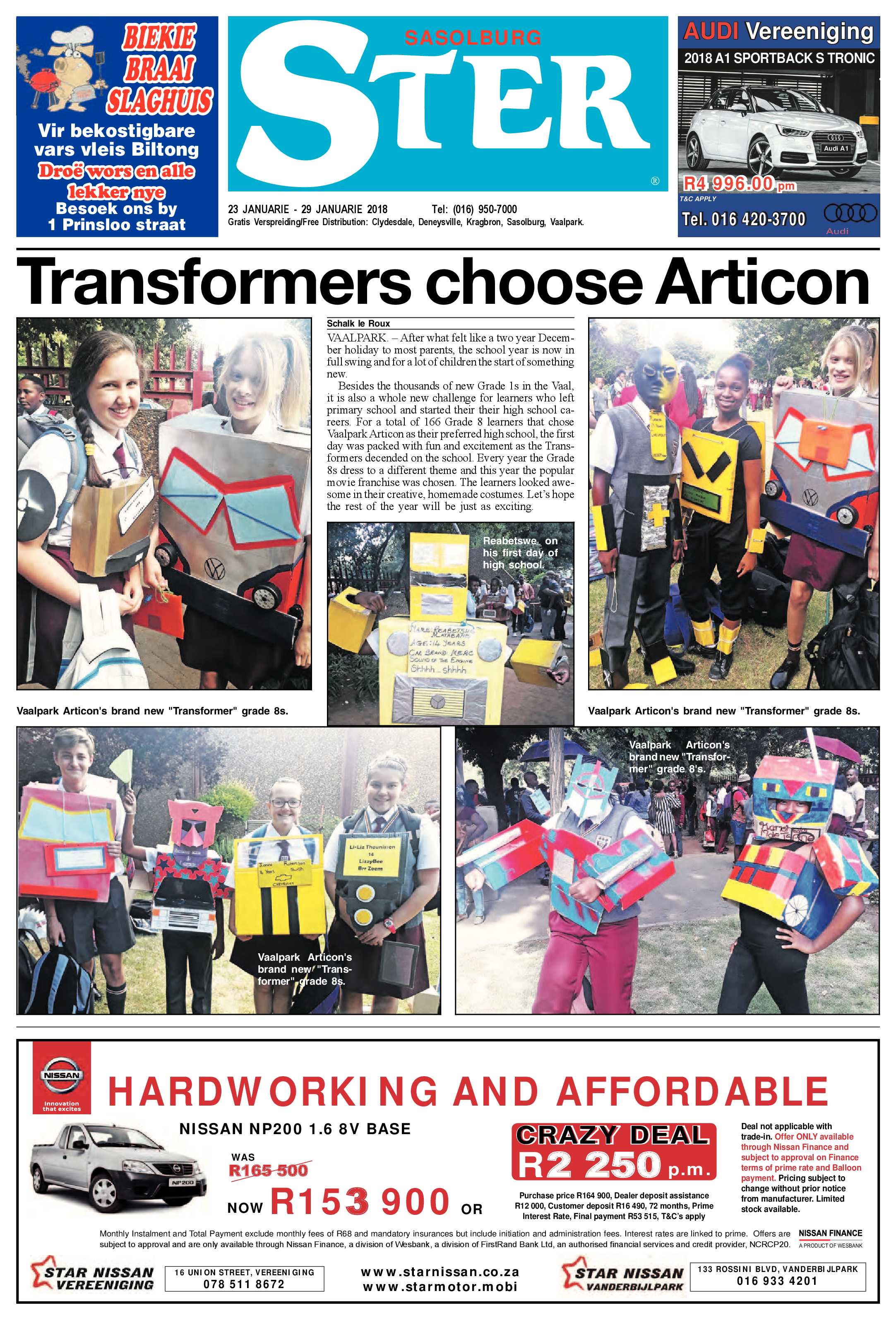 Sasolburg Ster 23 – 29 Januarie 2018 page 1