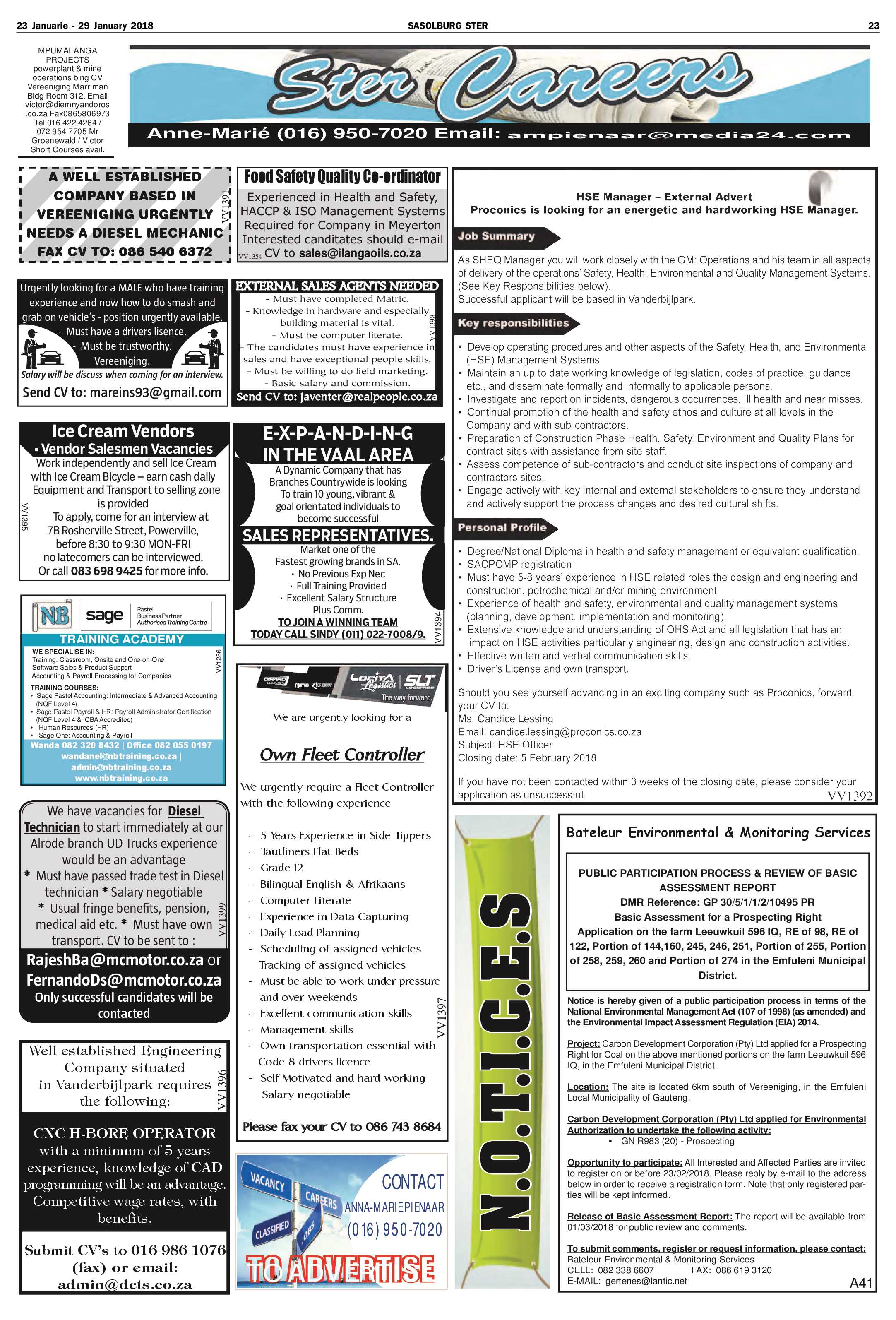 Sasolburg Ster 23 – 29 Januarie 2018 page 23