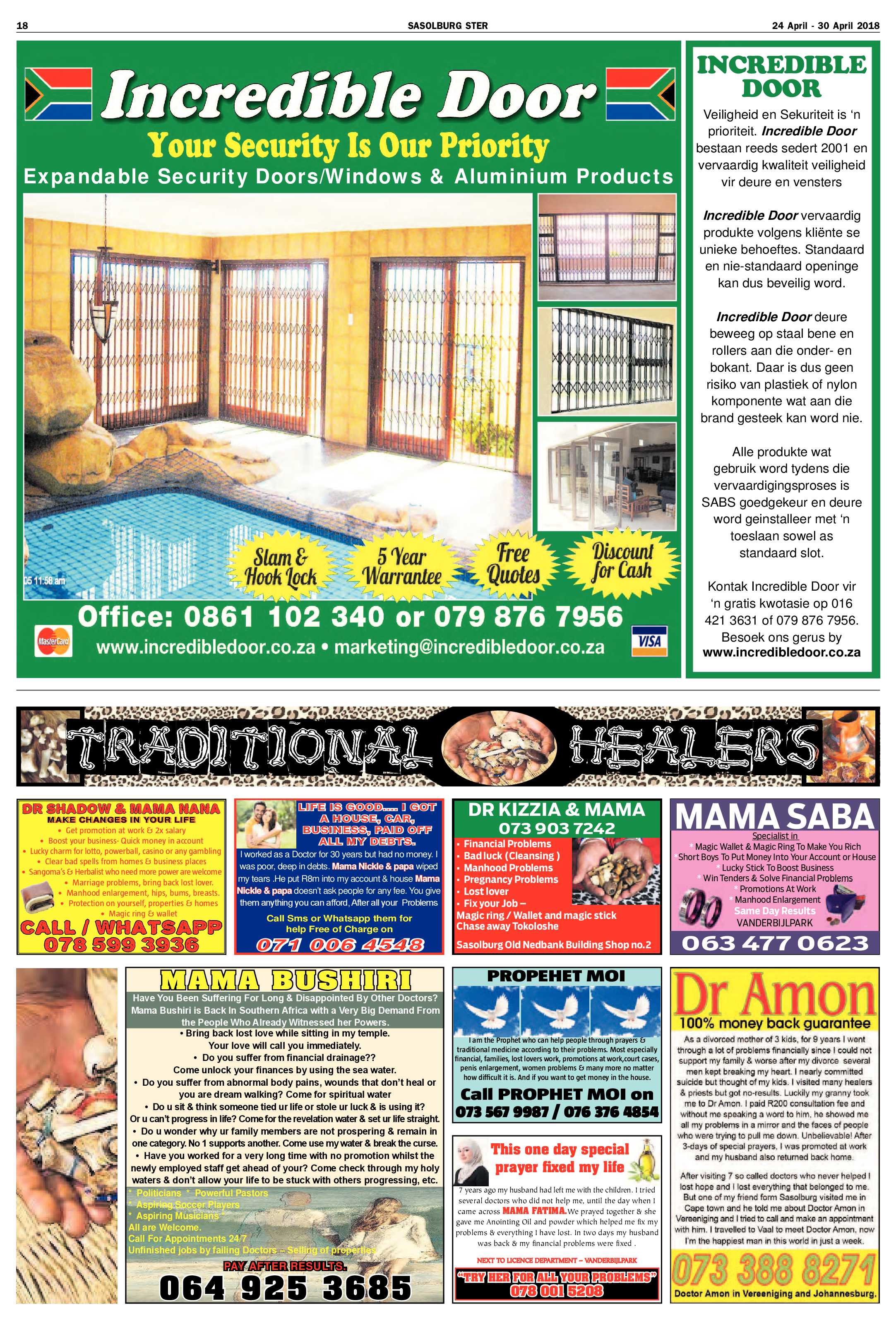 Sasolburg Ster 24 – 30 April 2018 page 18