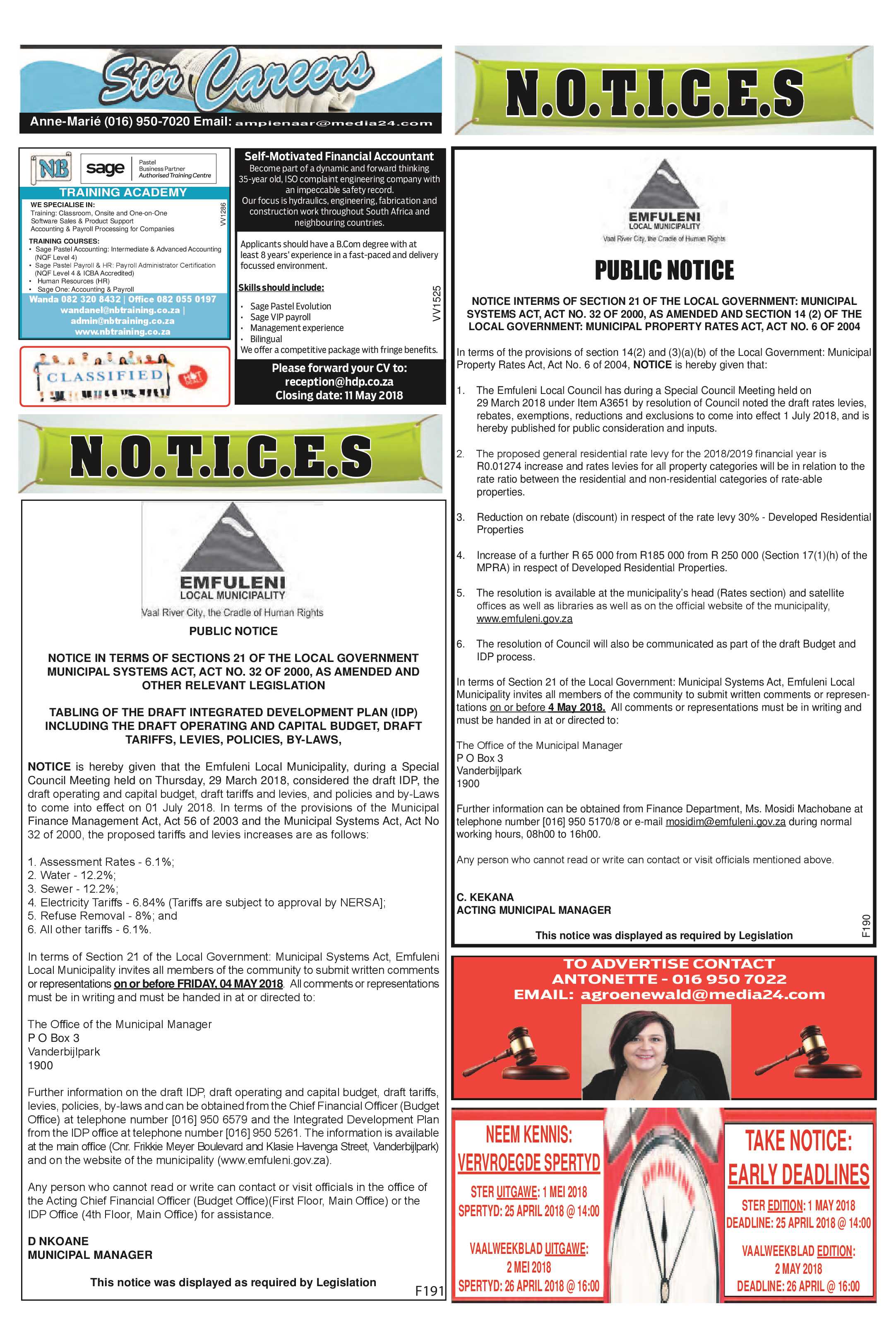 Sasolburg Ster 24 – 30 April 2018 page 23