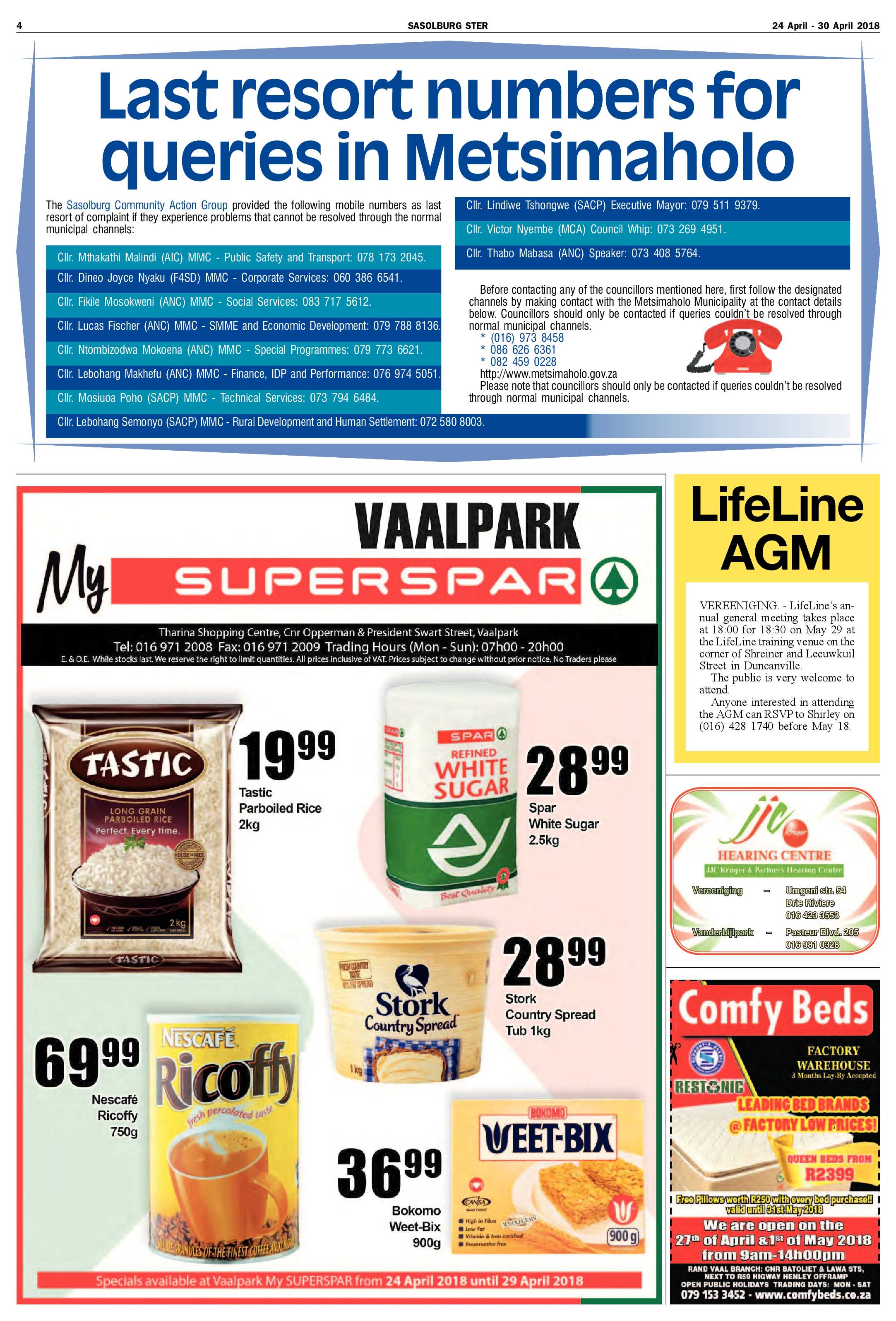 Sasolburg Ster 24 – 30 April 2018 page 4