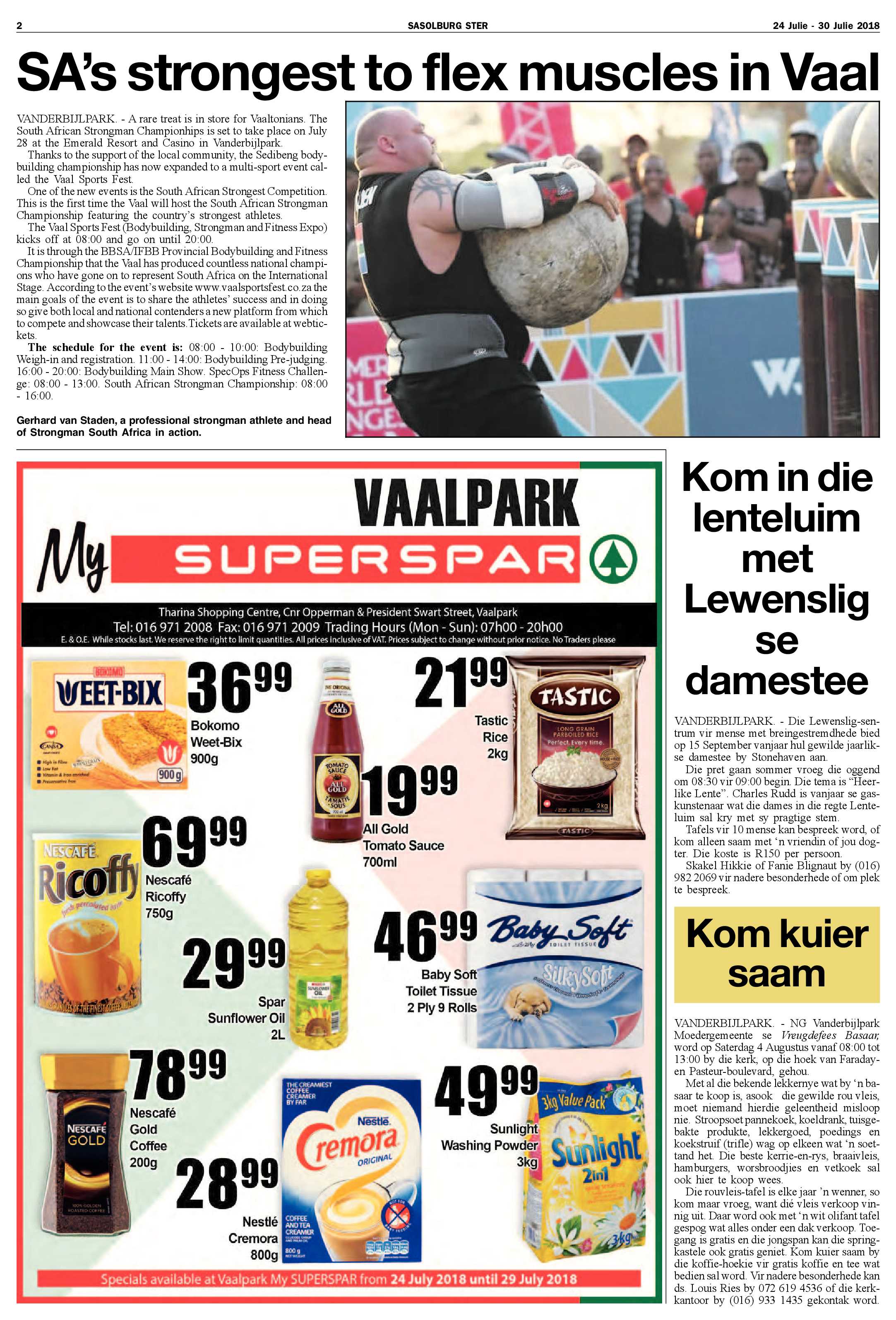 Sasolburg Ster 24 – 30 Julie 2018 page 2