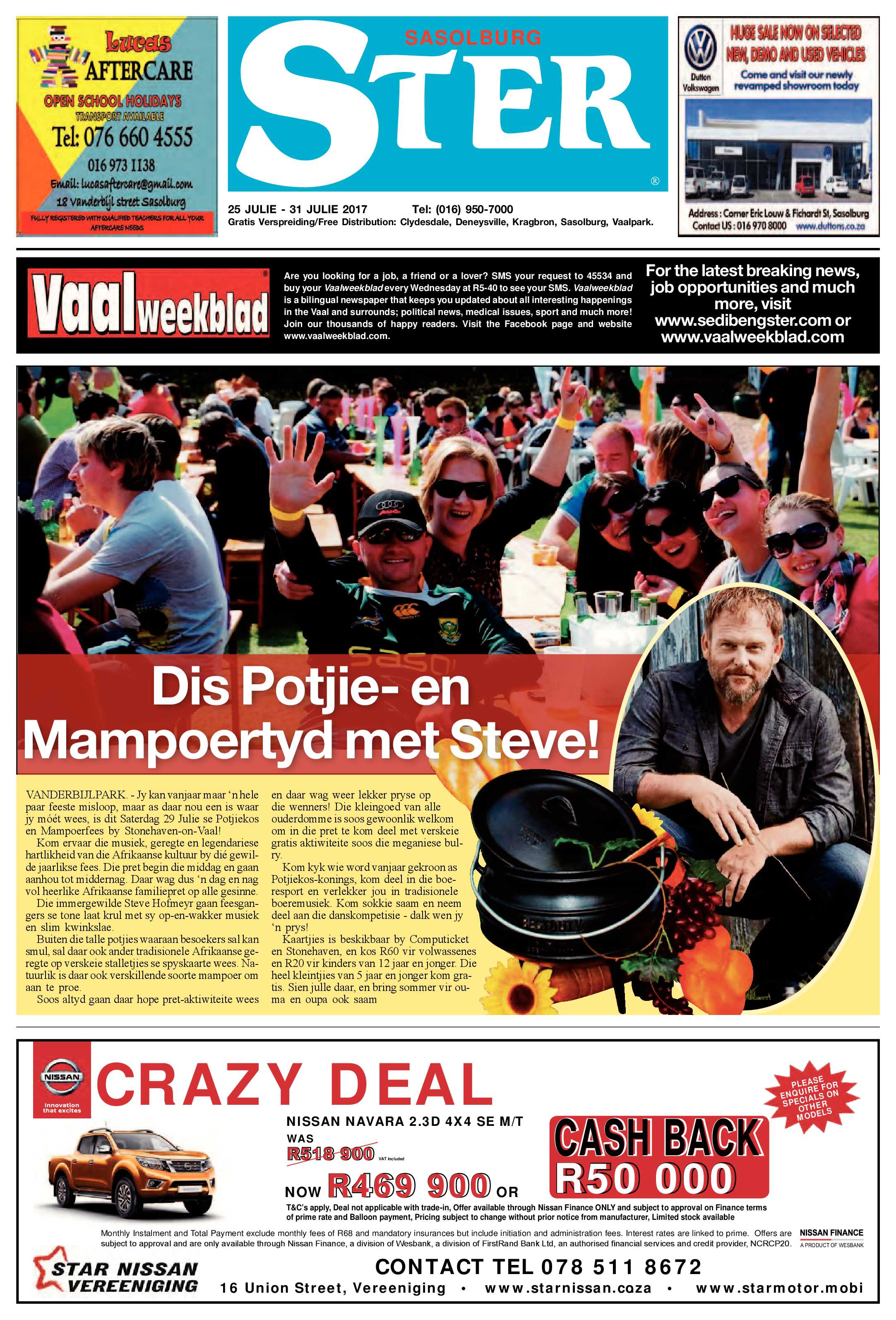 Sasolburg Ster 25 – 31 Julie 2017 page 1