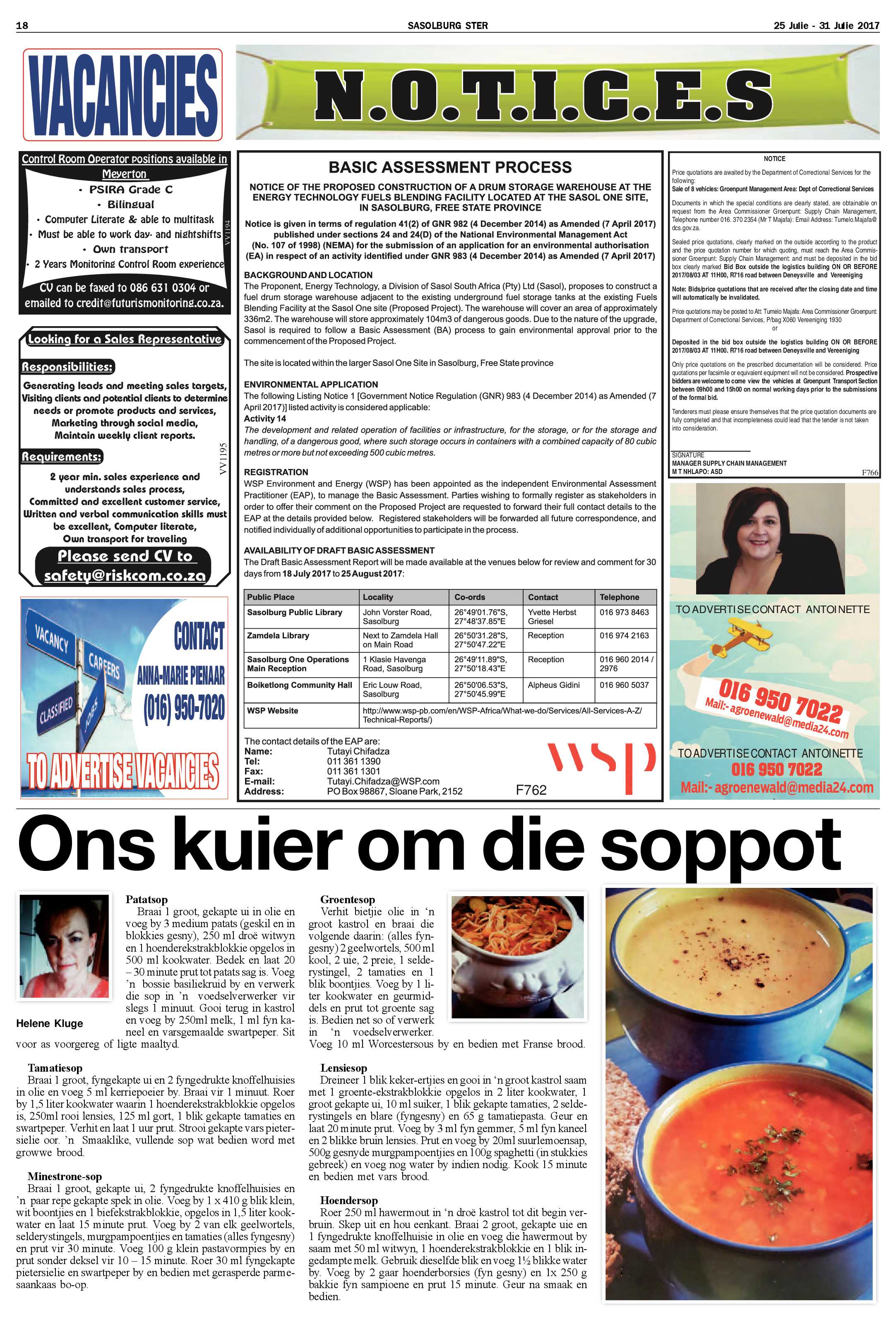 Sasolburg Ster 25 – 31 Julie 2017 page 18