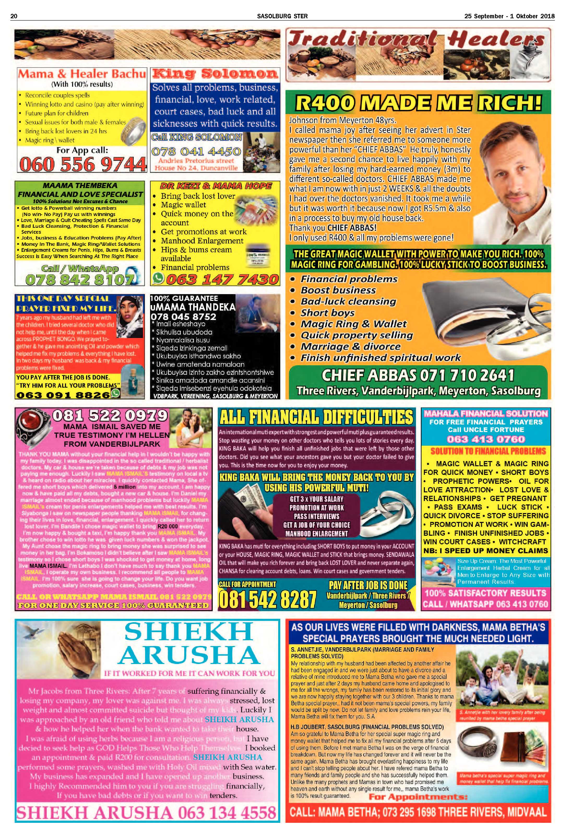 Sasolburg Ster 25 September – 1 Oktober 2018 page 20