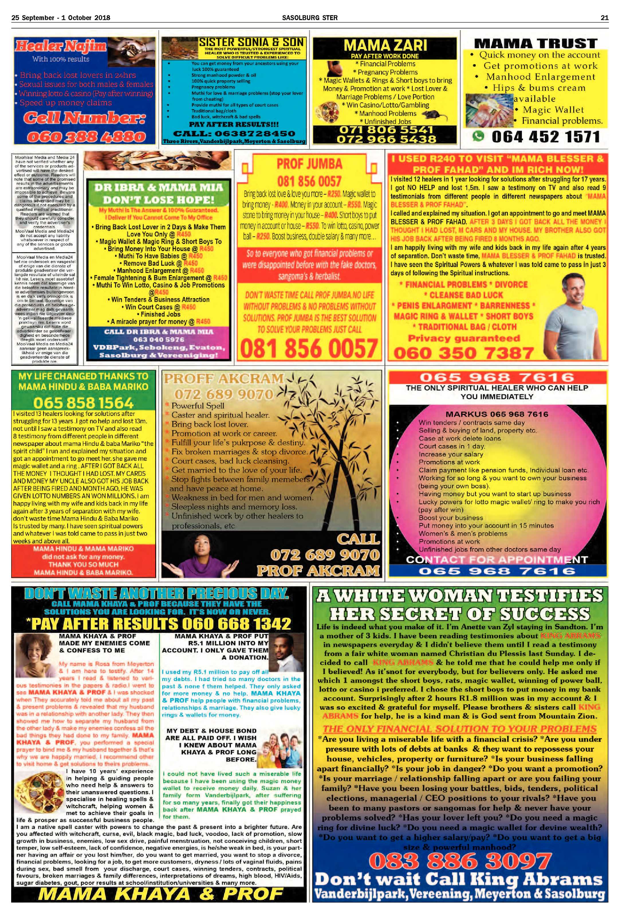 Sasolburg Ster 25 September – 1 Oktober 2018 page 21