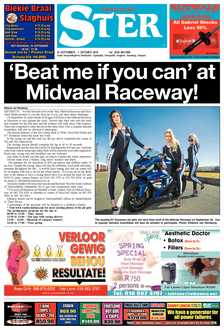 Sasolburg Ster 25 September – 1 Oktober 2018