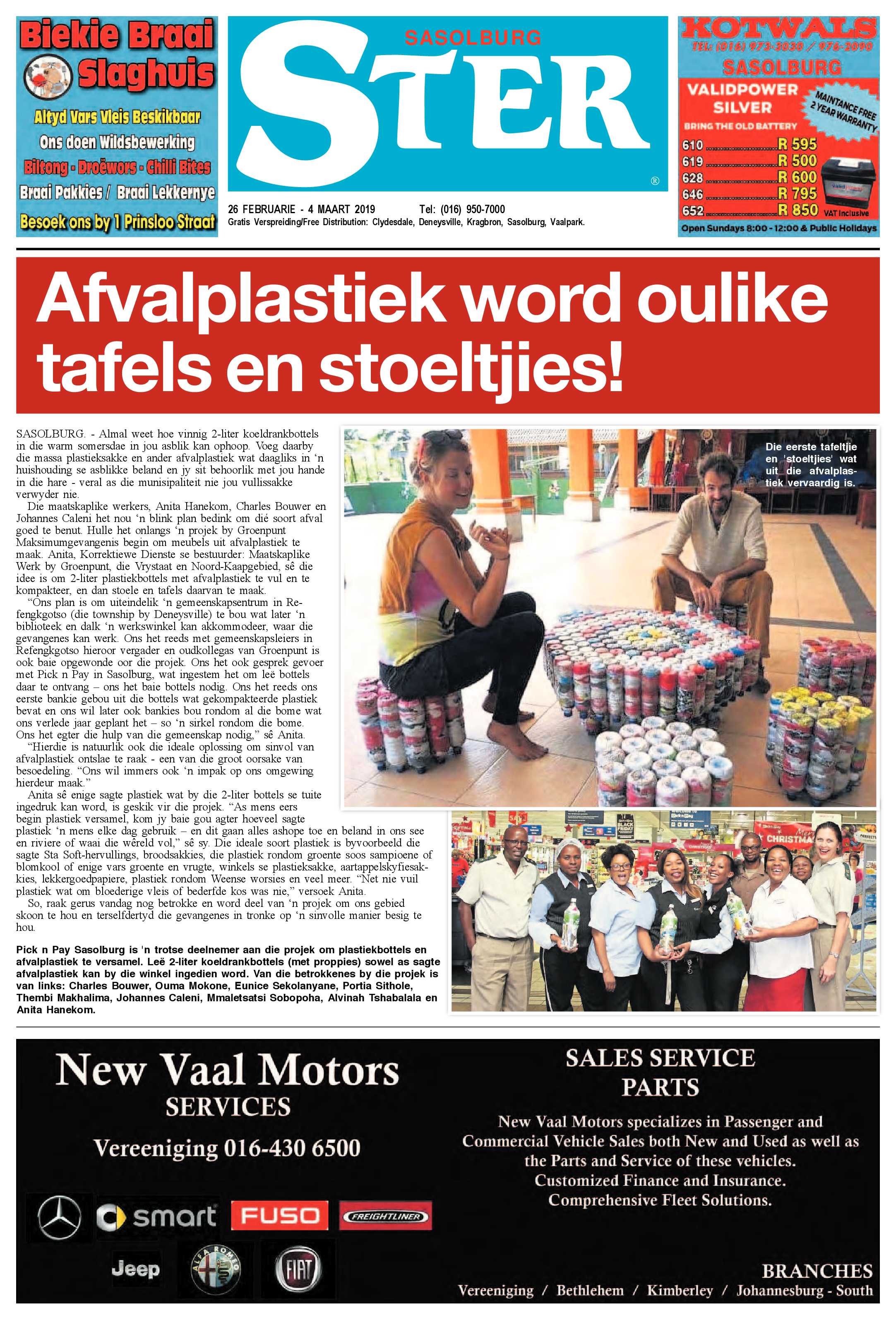 Sasolburg Ster 26 Februarie – 4 Maart 2019 page 1