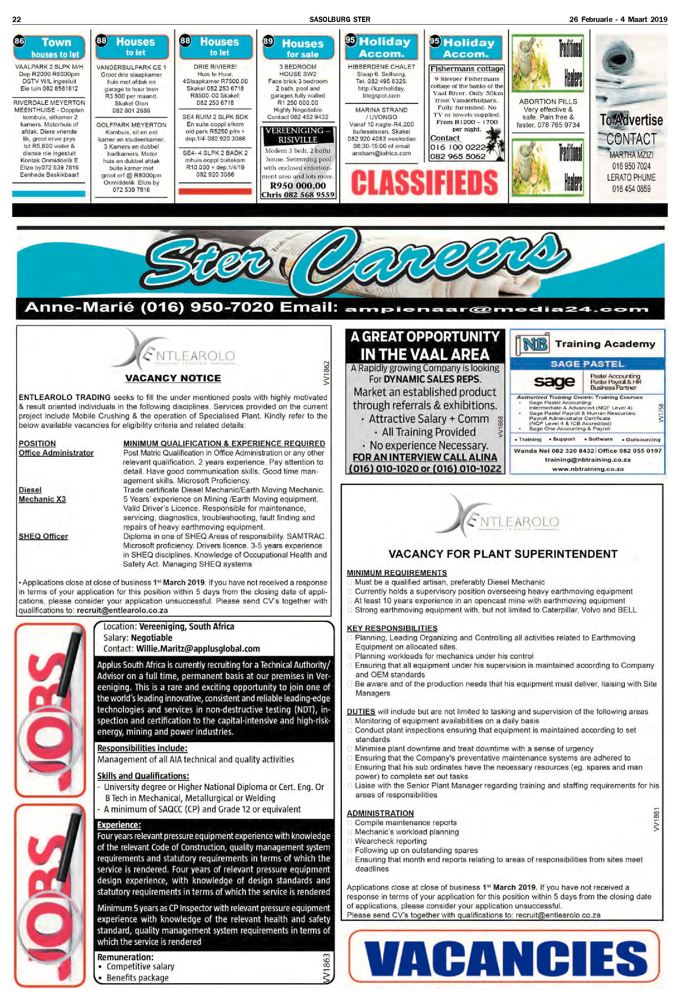 Sasolburg Ster 26 Februarie – 4 Maart 2019 page 22