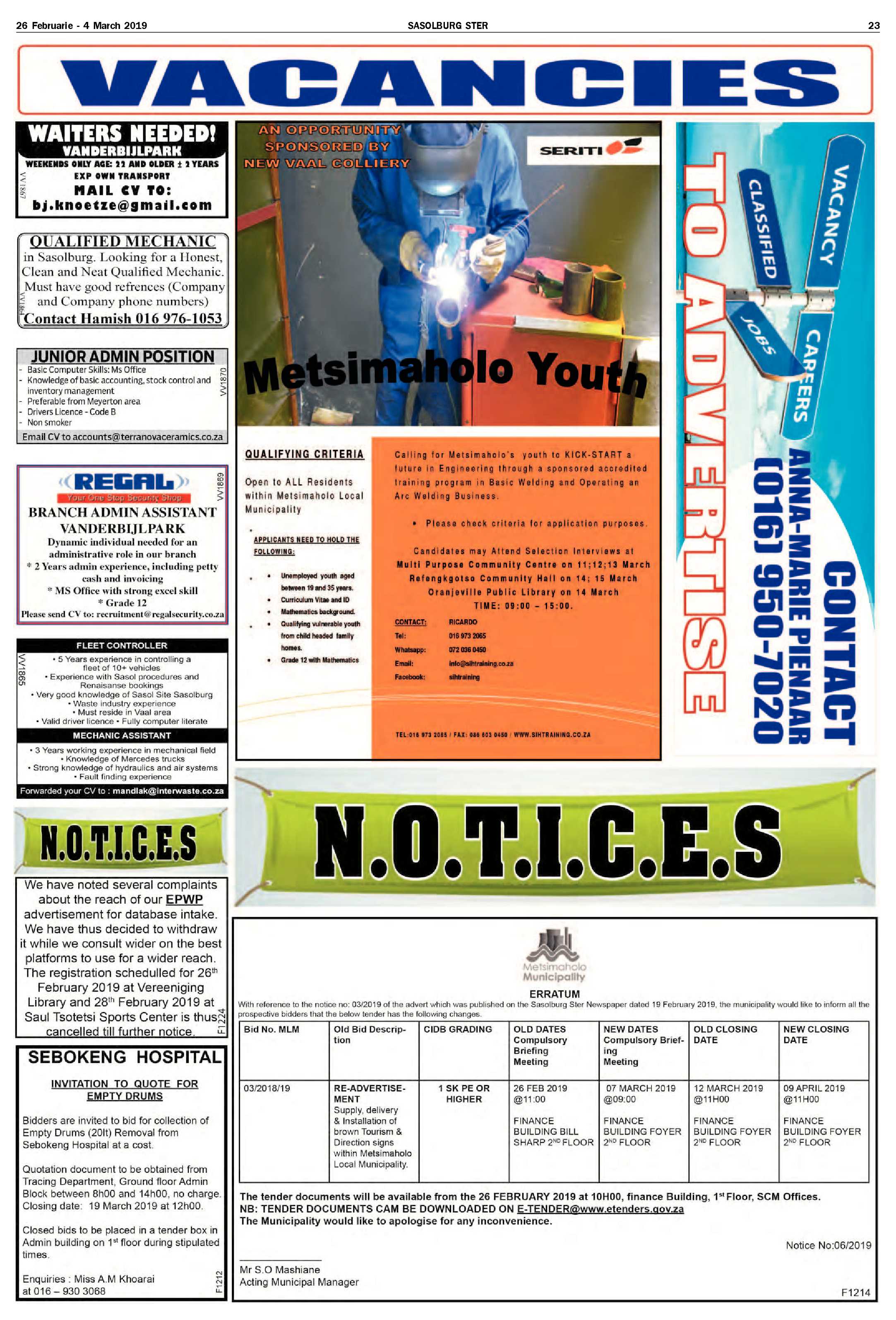 Sasolburg Ster 26 Februarie – 4 Maart 2019 page 23