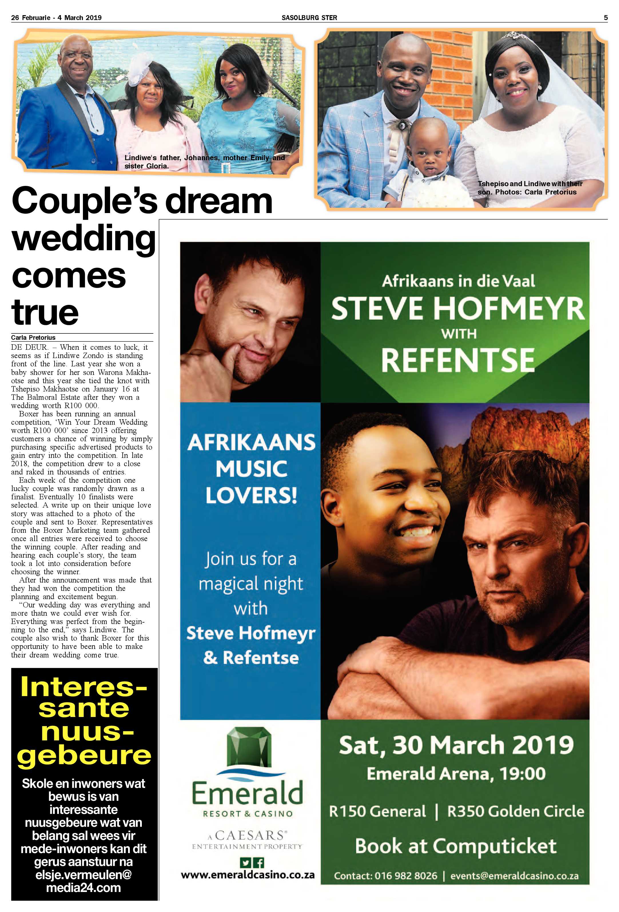 Sasolburg Ster 26 Februarie – 4 Maart 2019 page 5