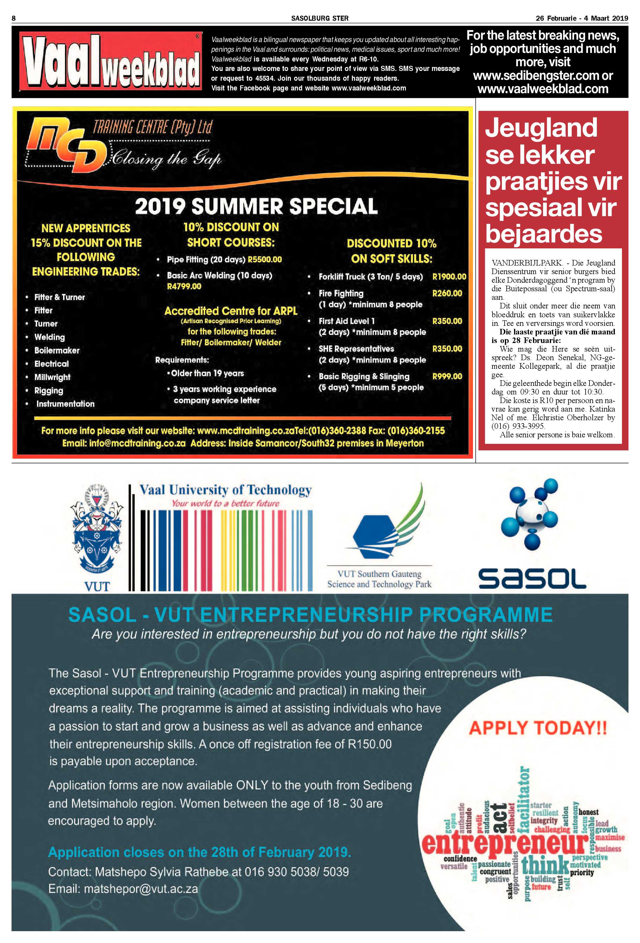 Sasolburg Ster 26 Februarie – 4 Maart 2019 page 8