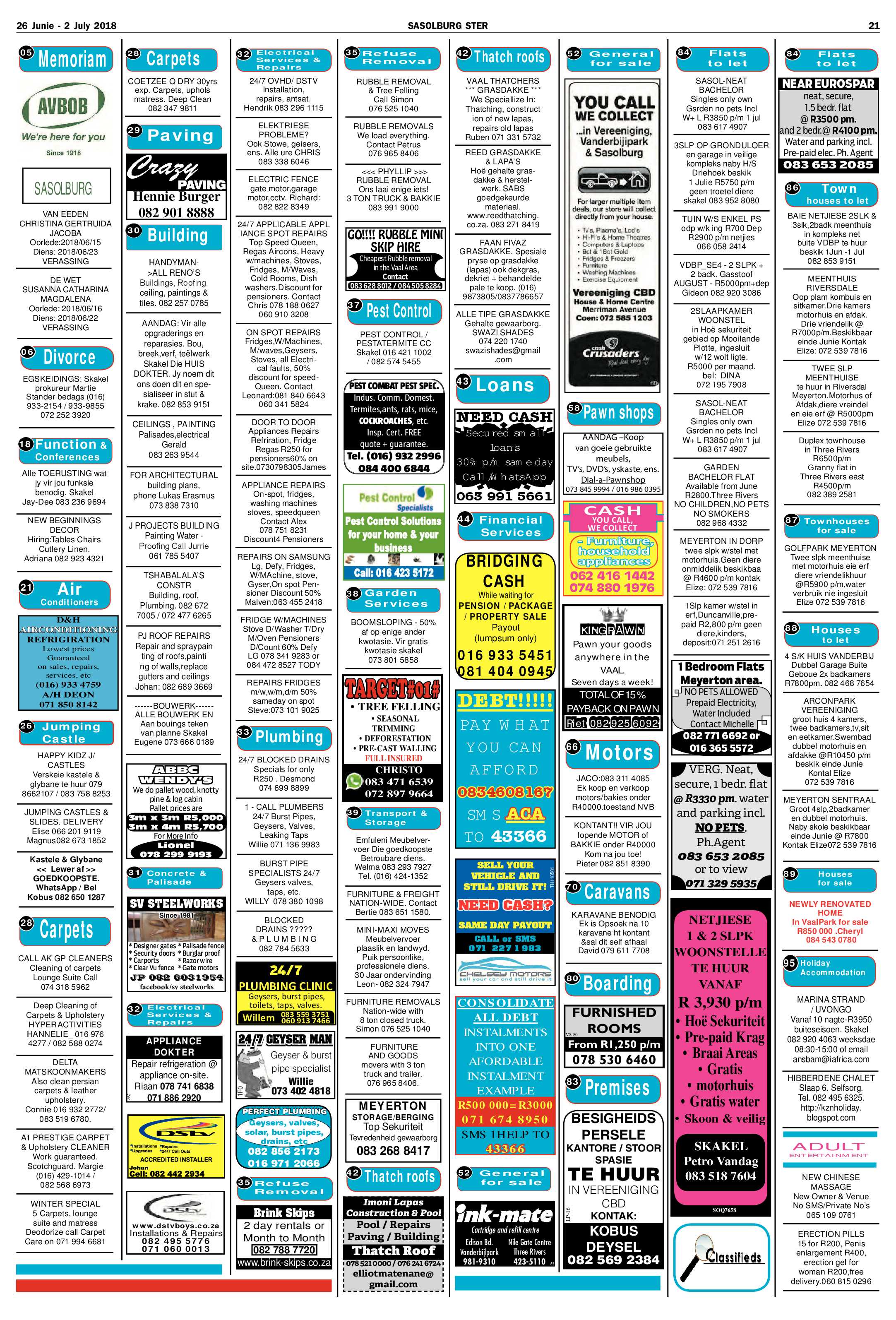 Sasolburg Ster 26 Junie – 2 Julie 2018 page 21