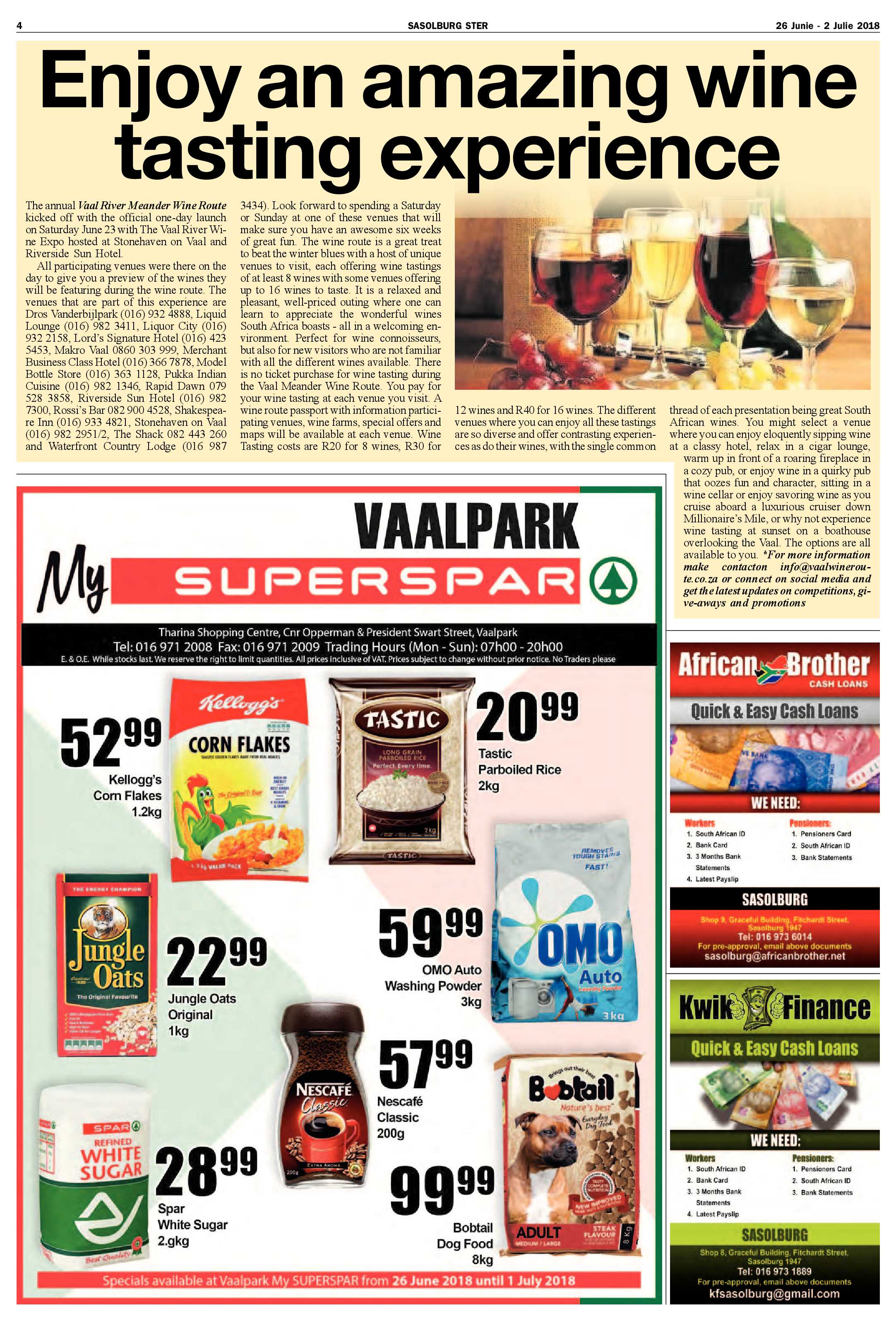Sasolburg Ster 26 Junie – 2 Julie 2018 page 4