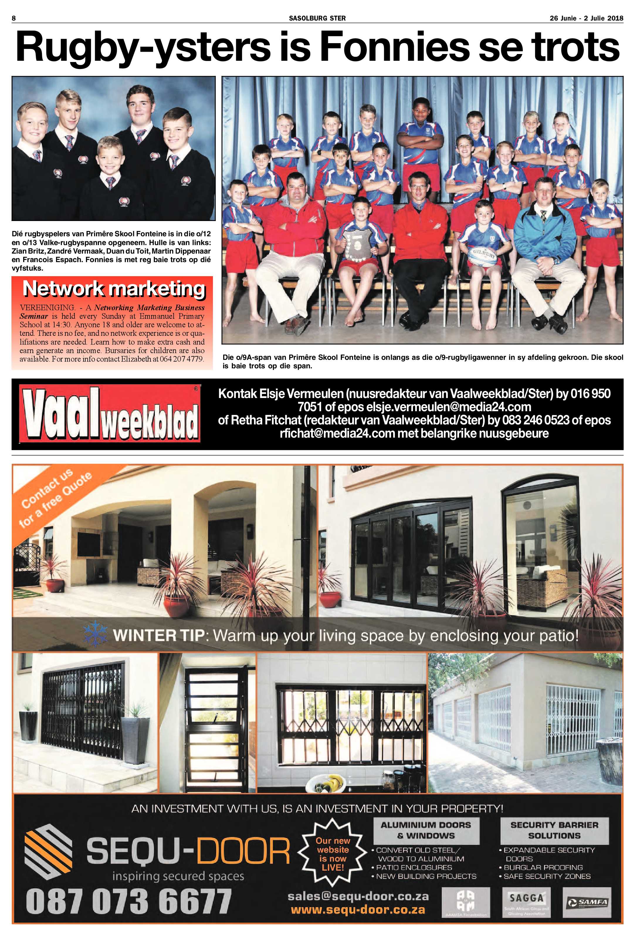 Sasolburg Ster 26 Junie – 2 Julie 2018 page 8
