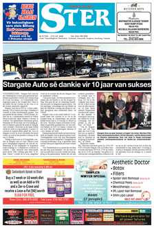 Sasolburg Ster 26 Junie – 2 Julie 2018