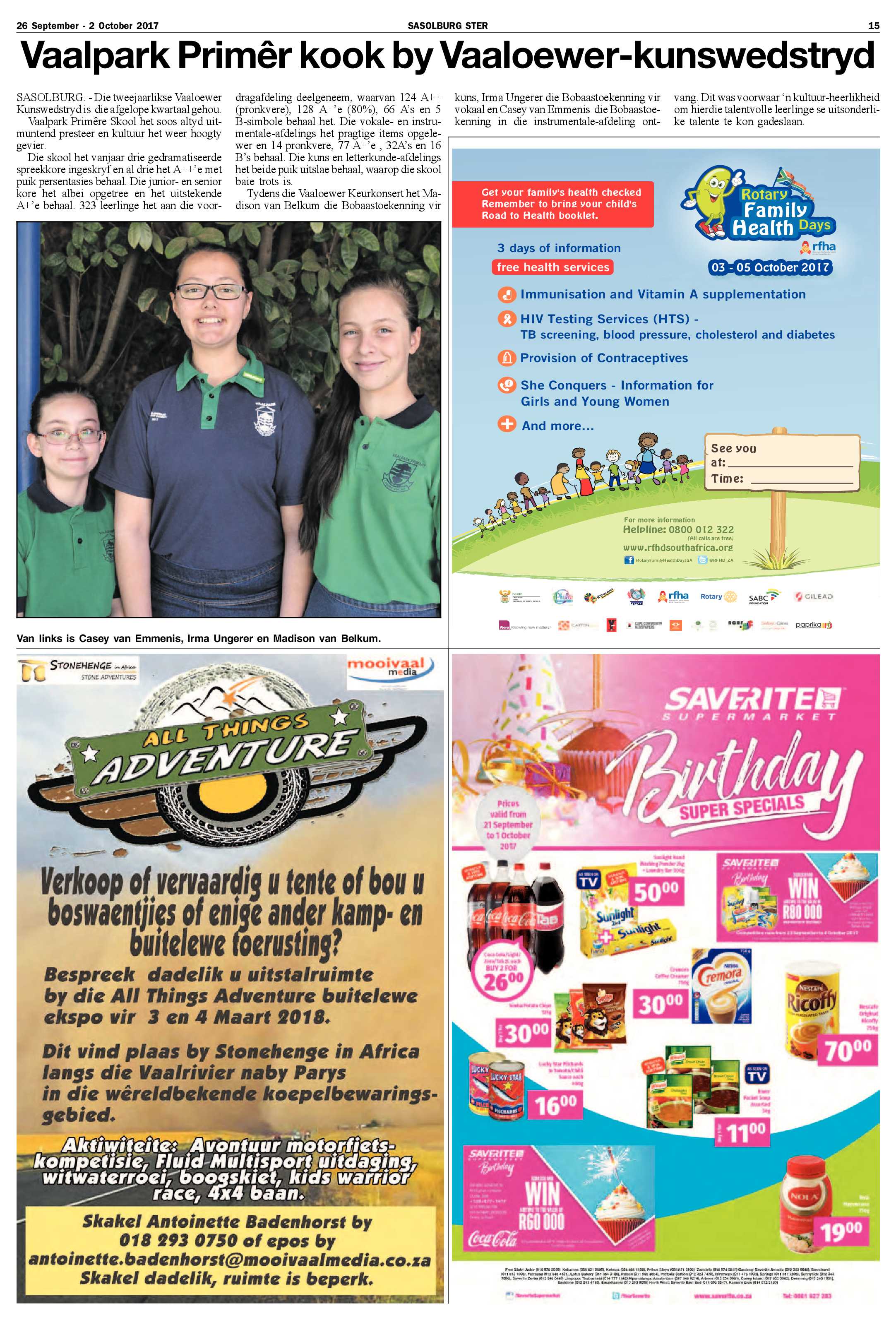 Sasolburg Ster 26 September – 2 Oktober 2017 page 15