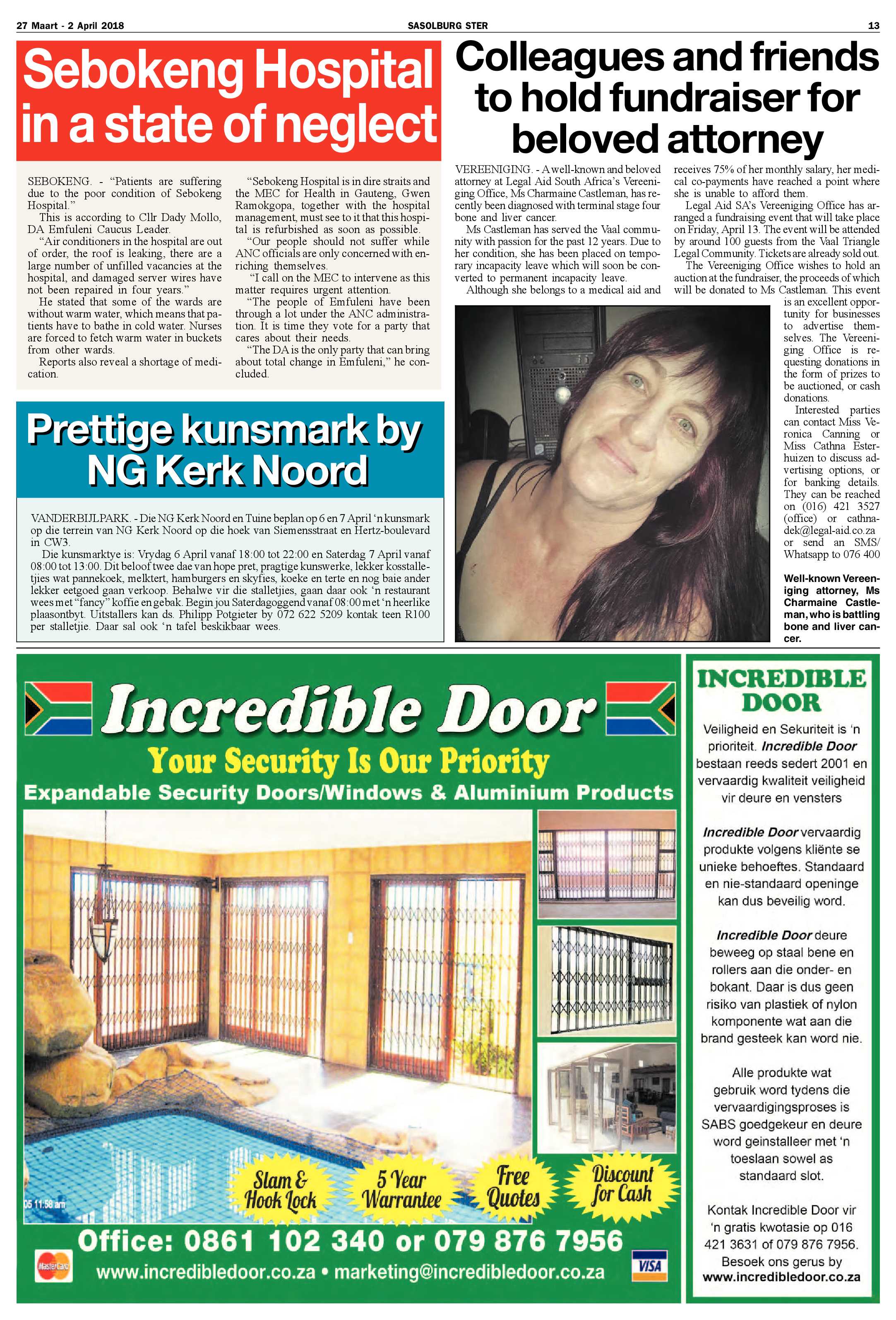 Sasolburg Ster 27 Maart – 2 April 2018 page 13