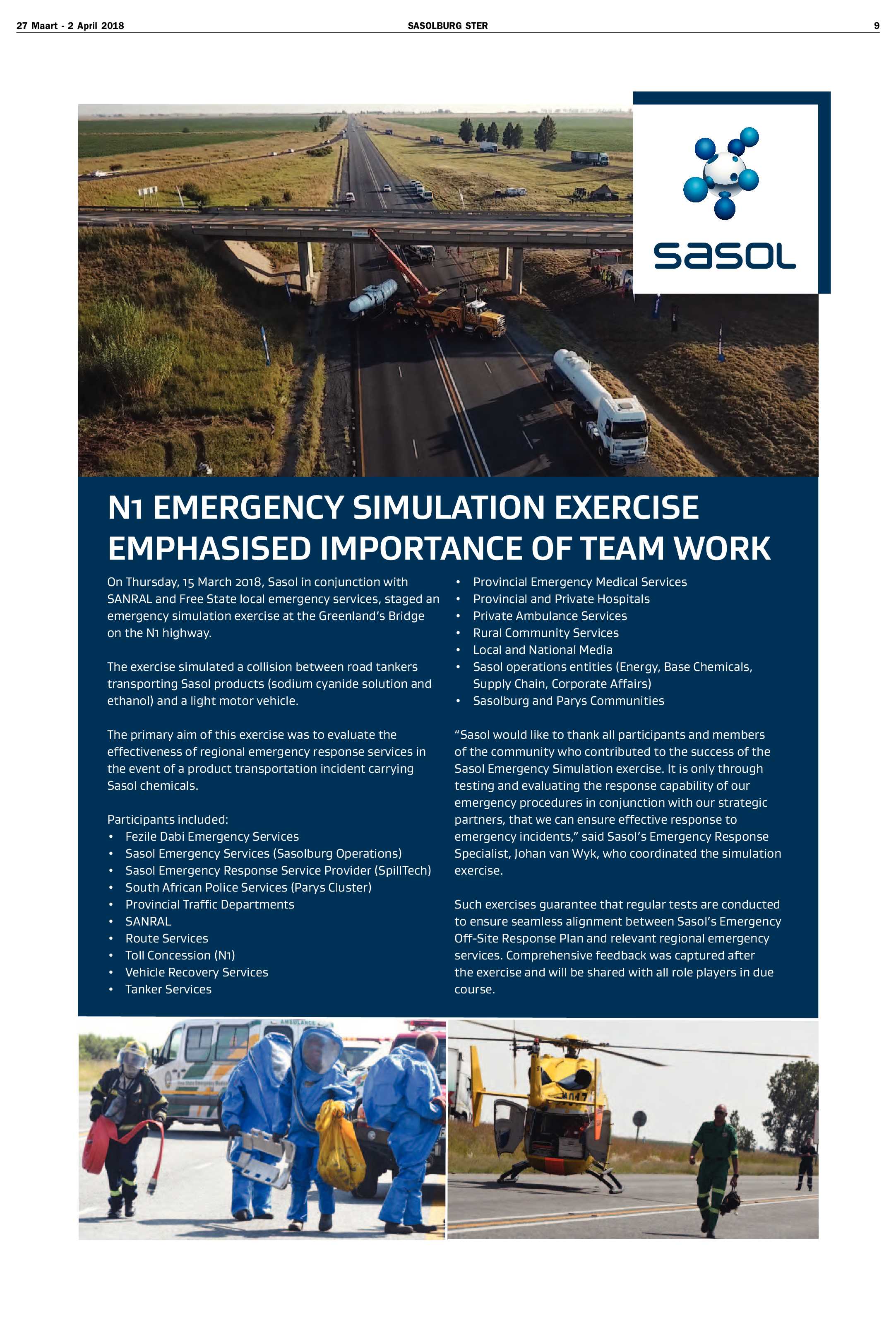 Sasolburg Ster 27 Maart – 2 April 2018 page 9