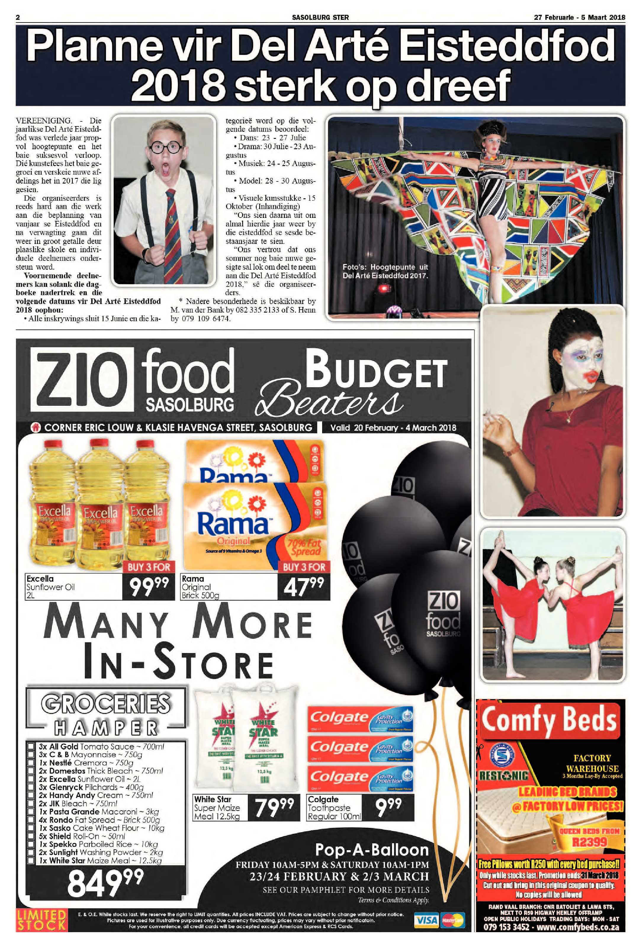 Sasolburg Ster 27 Maart – 5 Februarie 2018 page 2