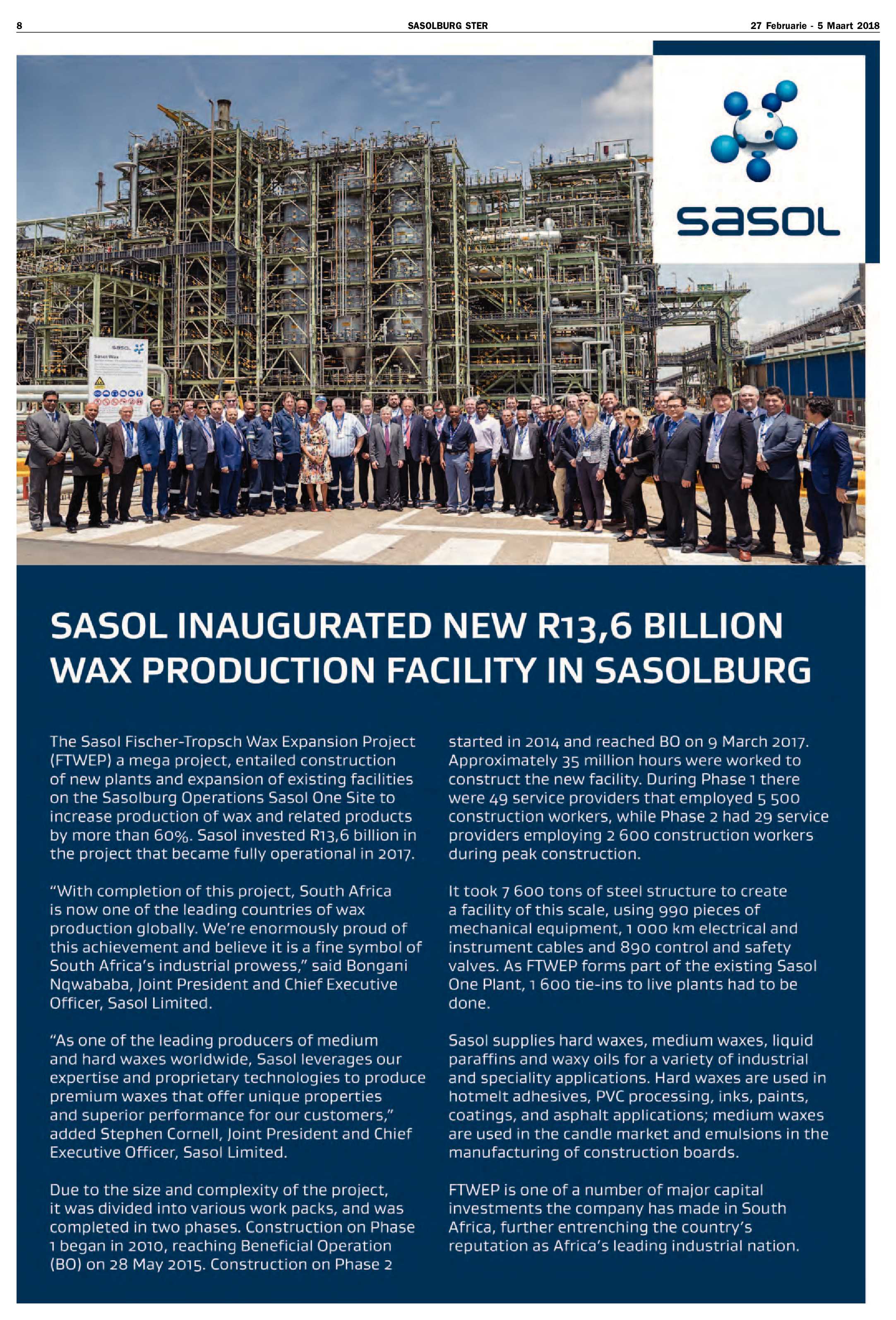 Sasolburg Ster 27 Maart – 5 Februarie 2018 page 8
