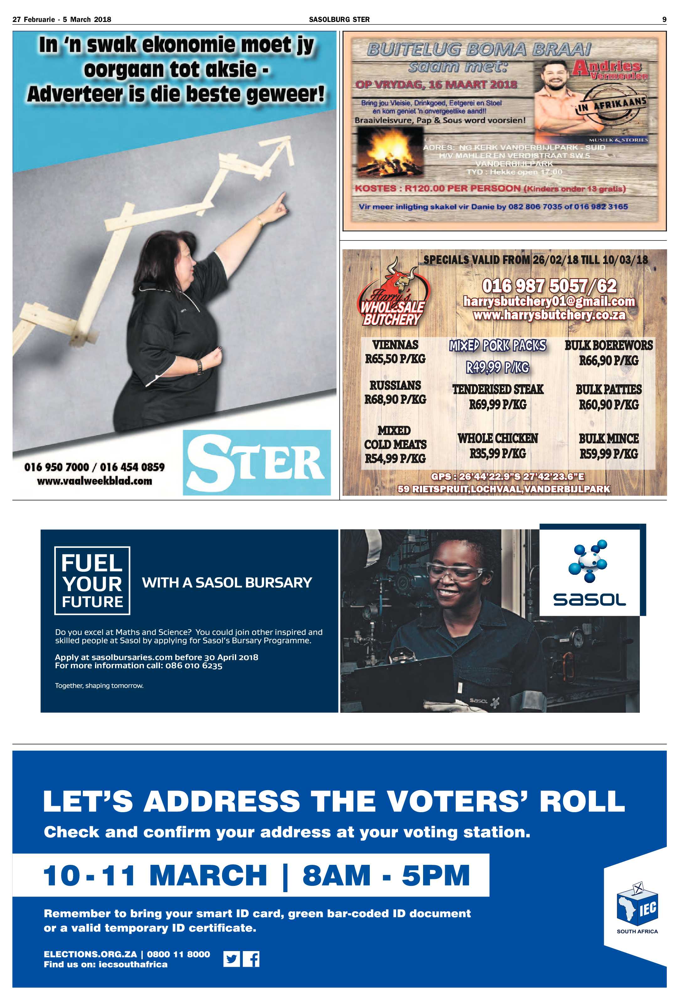 Sasolburg Ster 27 Maart – 5 Februarie 2018 page 9