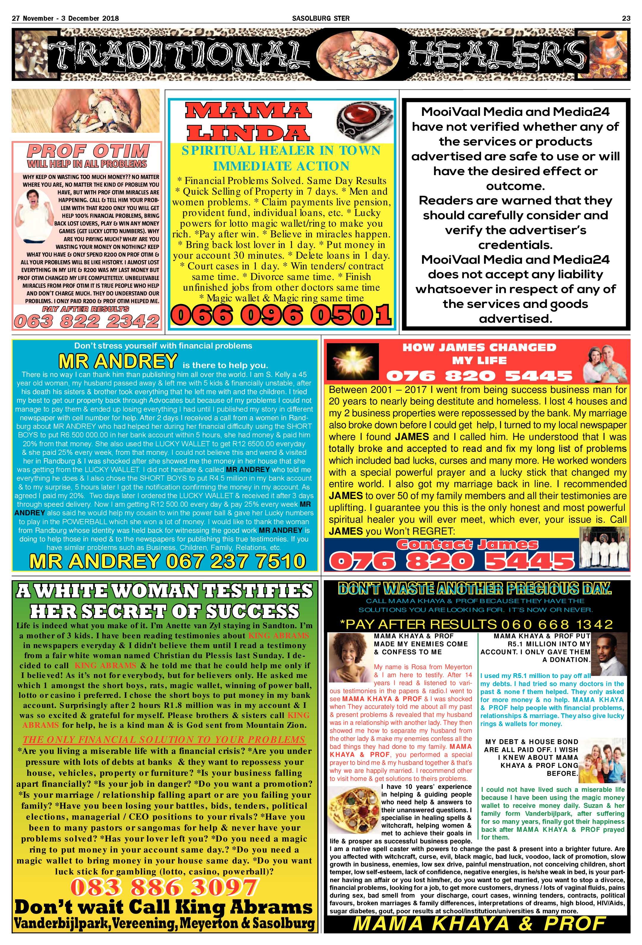 Sasolburg Ster 27 November – 3 Desember 2018 page 23