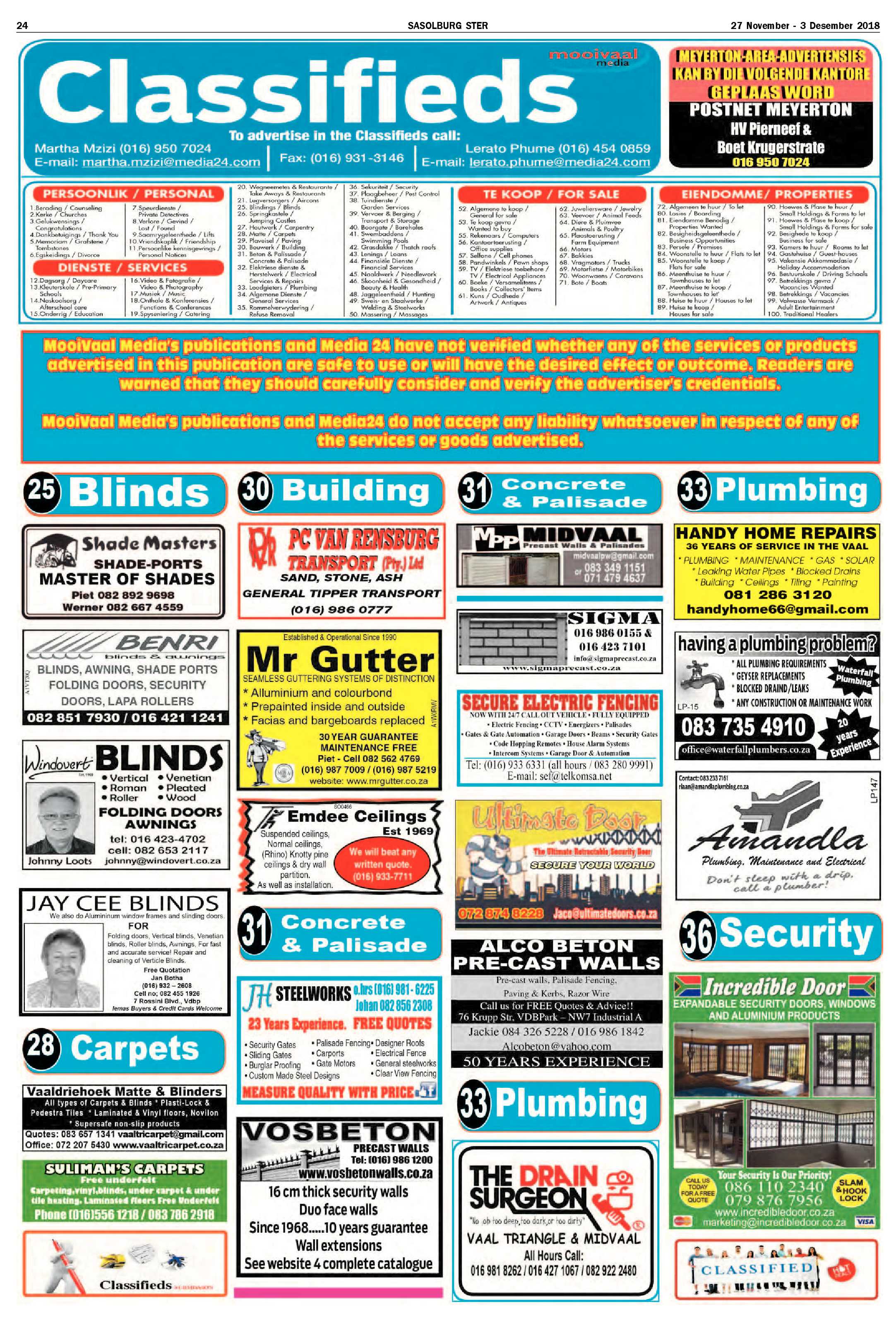 Sasolburg Ster 27 November – 3 Desember 2018 page 24