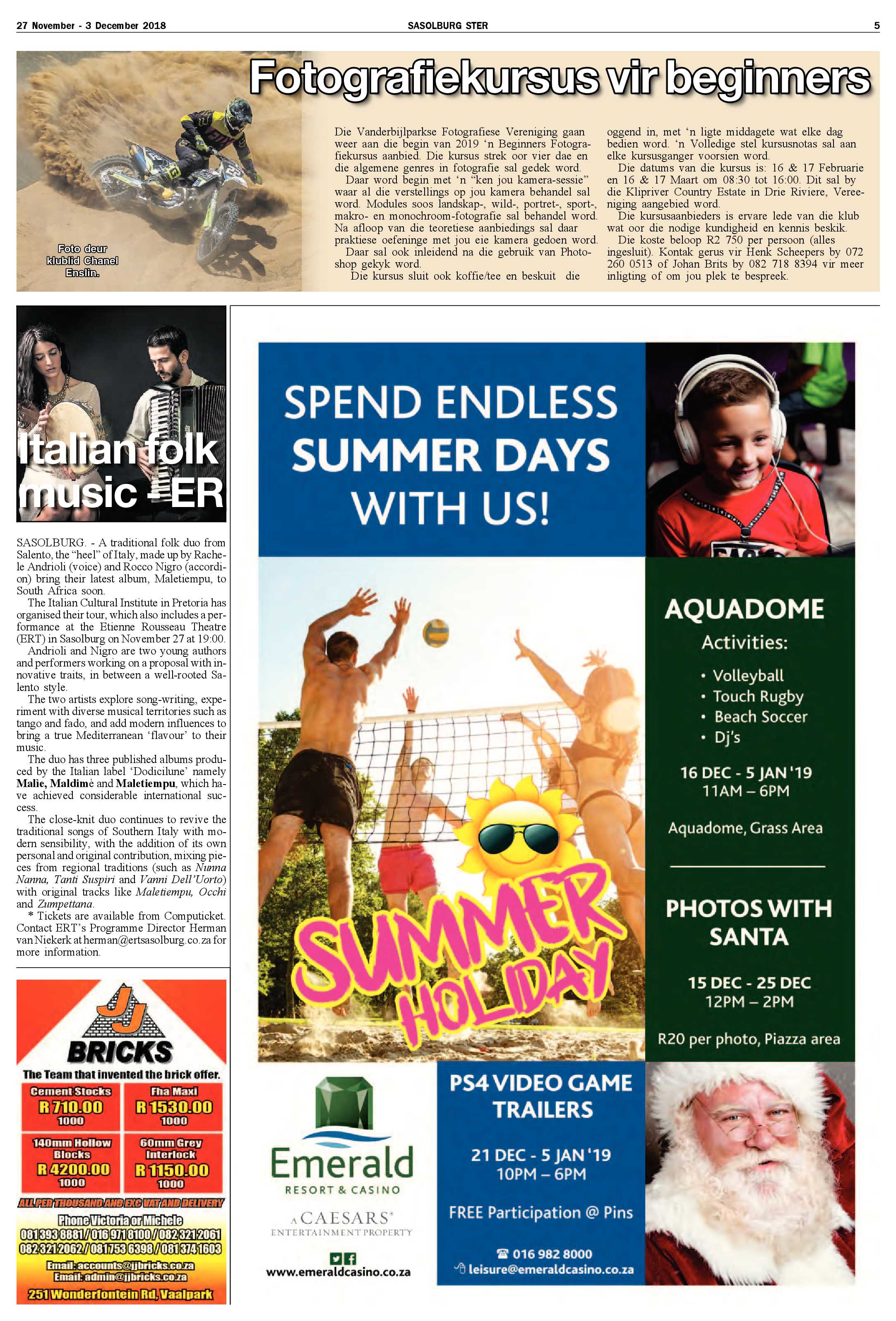 Sasolburg Ster 27 November – 3 Desember 2018 page 5