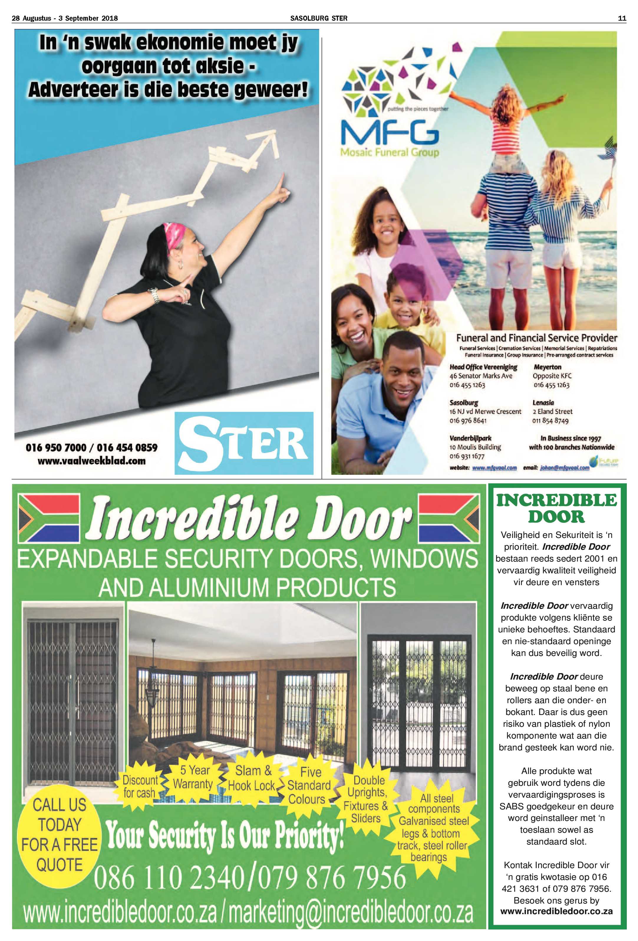 Sasolburg Ster 28 Augustus – 3 September 2018 page 11